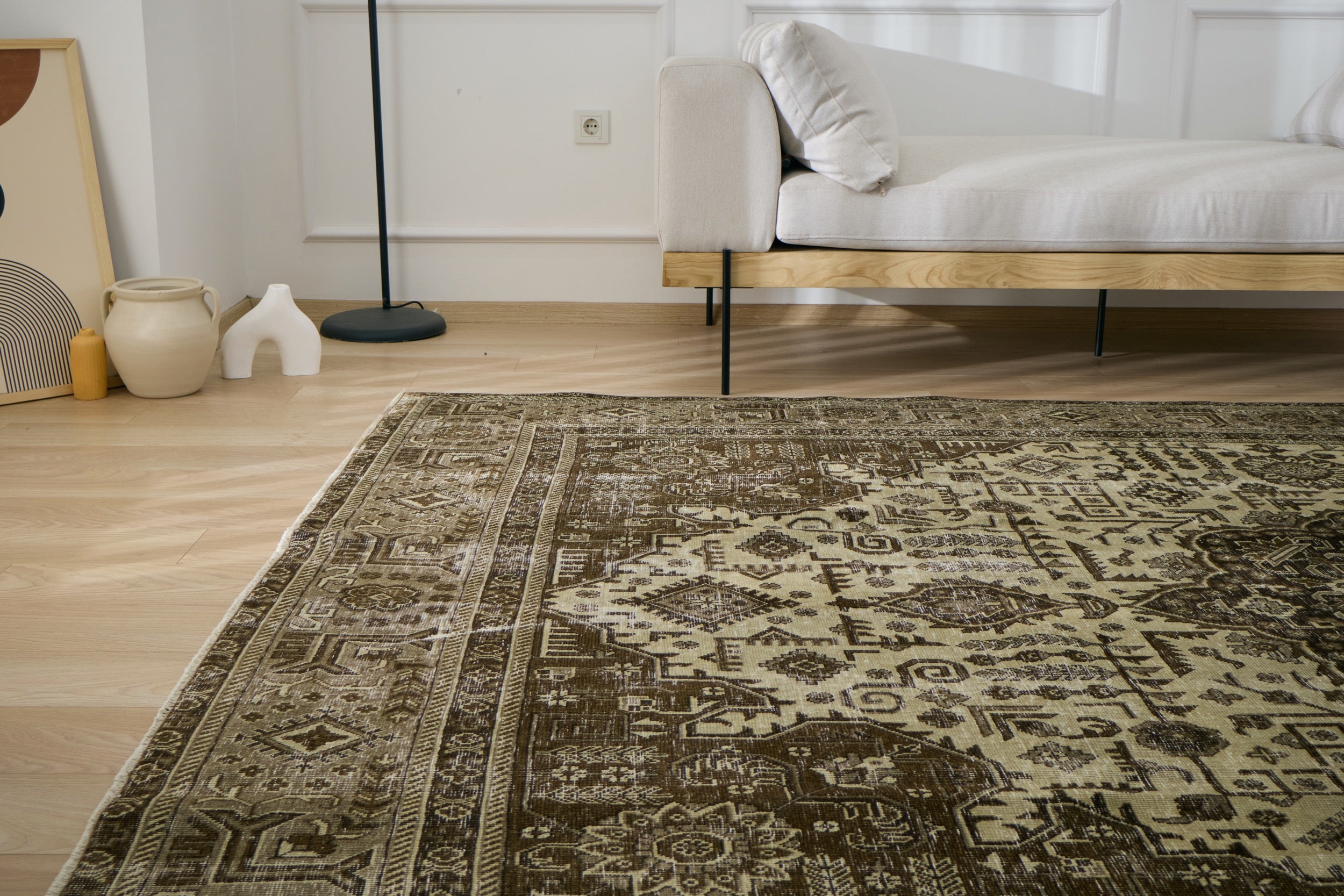 Larissa - A Legacy Woven in Brown Tones | Kuden Rugs