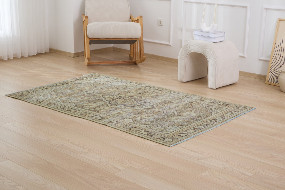 Hand-Knotted Elegance - Litonya Vintage Rug | Kuden Rugs