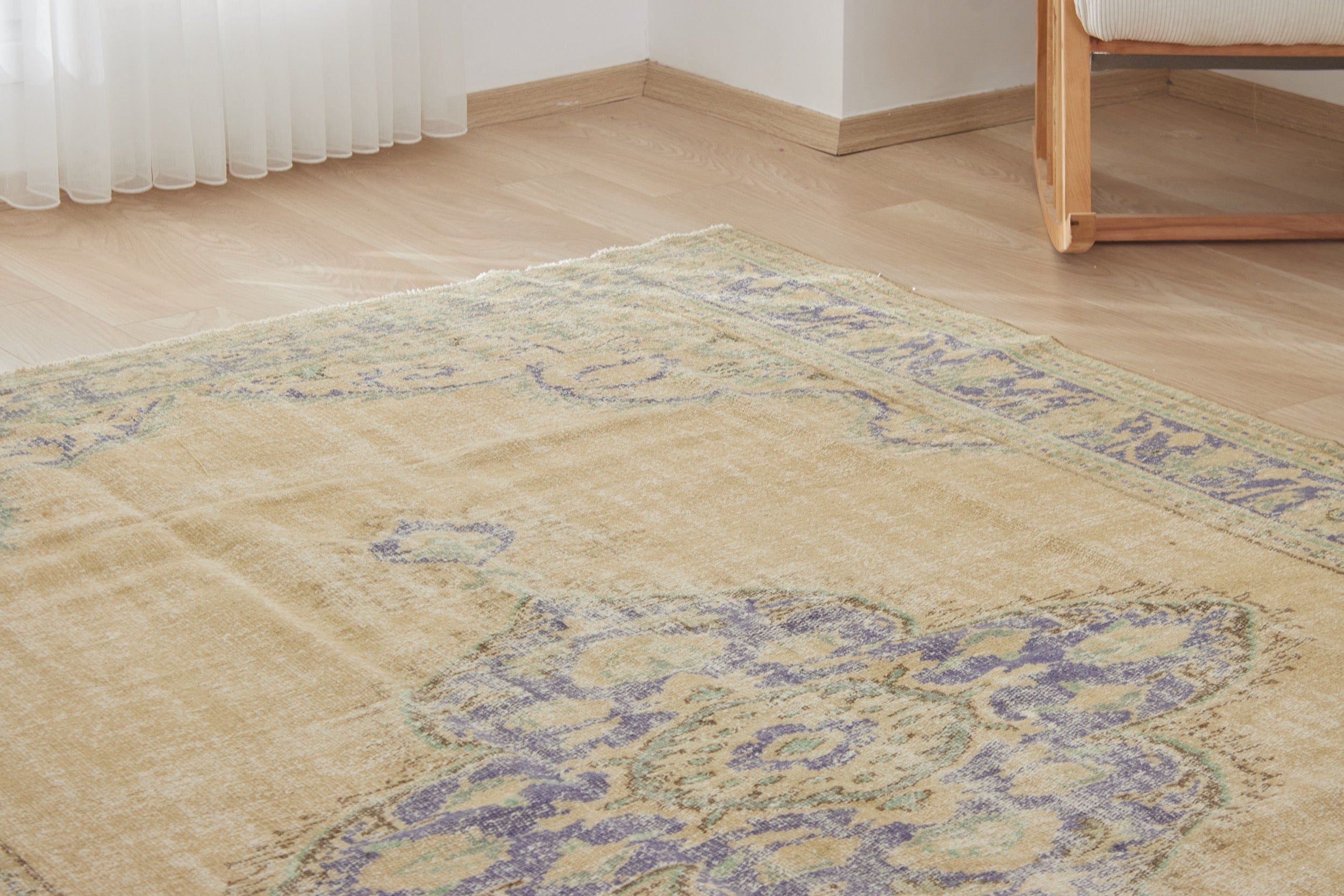 Logan | Hand-Knotted Vintage Carpet | Kuden Rugs