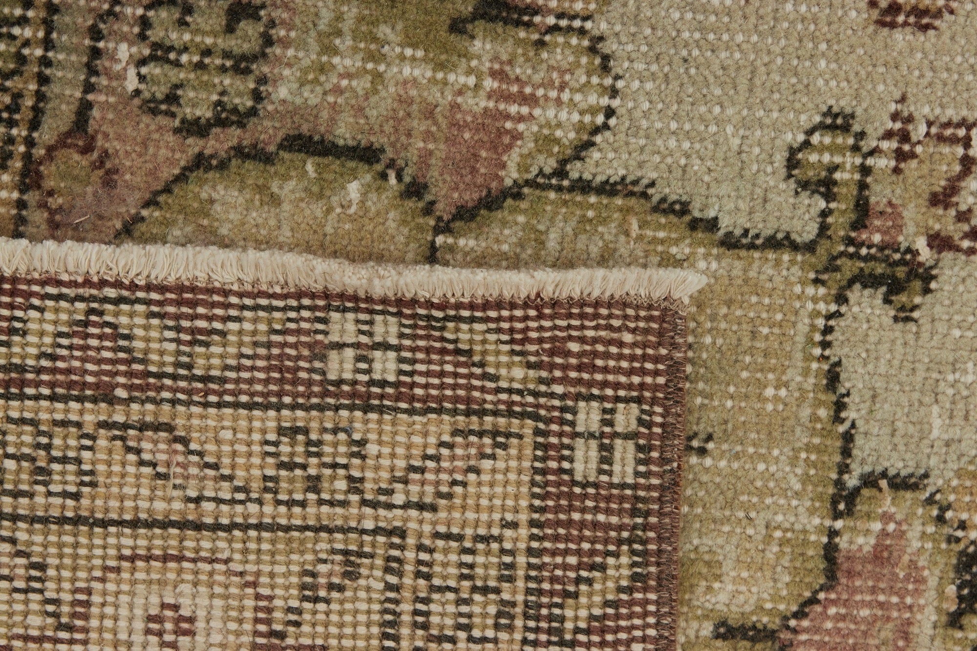 Macaria | Low-Pile Wool-Cotton Blend Rug | Kuden Rugs