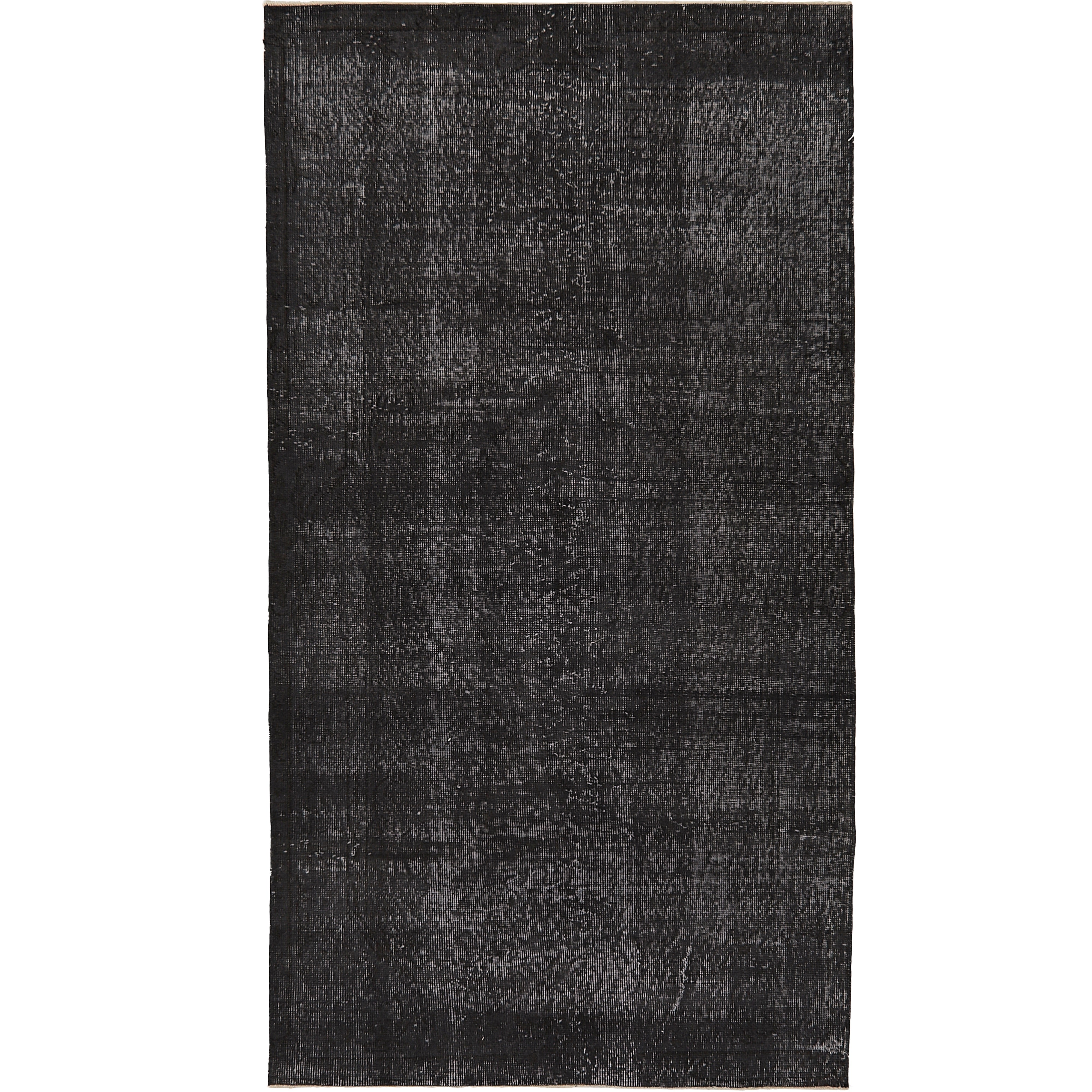Magali Vintage Rug - Sleek Black Turkish Craftsmanship
