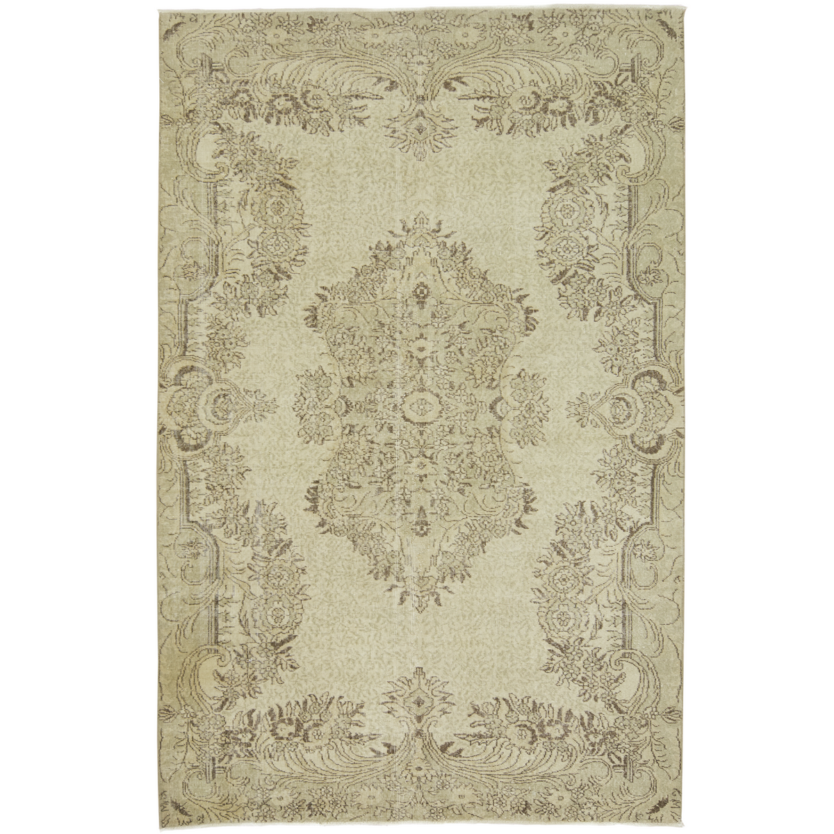 Magdalina | Cream Elegance | Hand-Knotted Turkish Legacy | Kuden Rugs