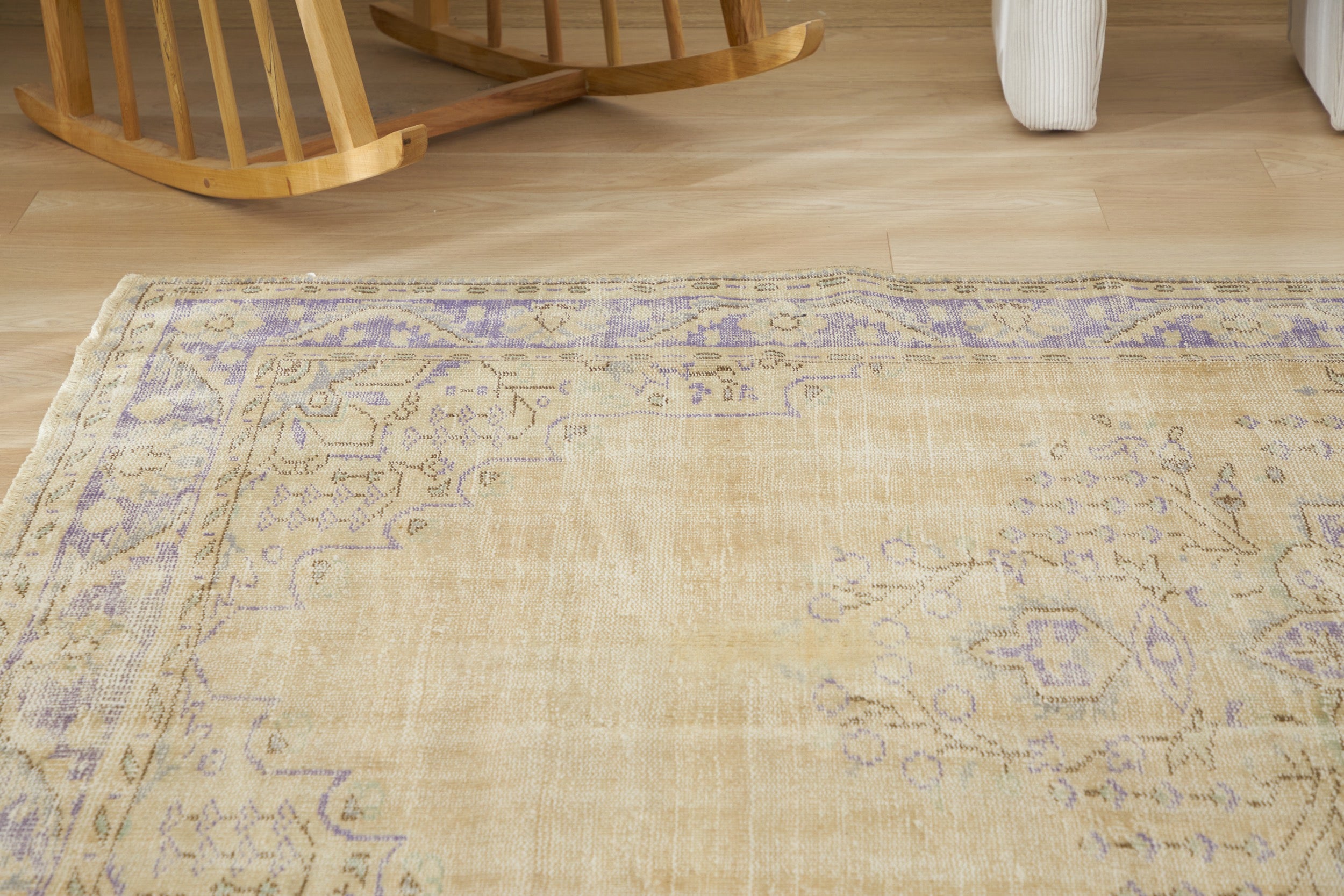 Mary | Artisanal Beauty | Unique Wool-Cotton Blend | Kuden Rugs