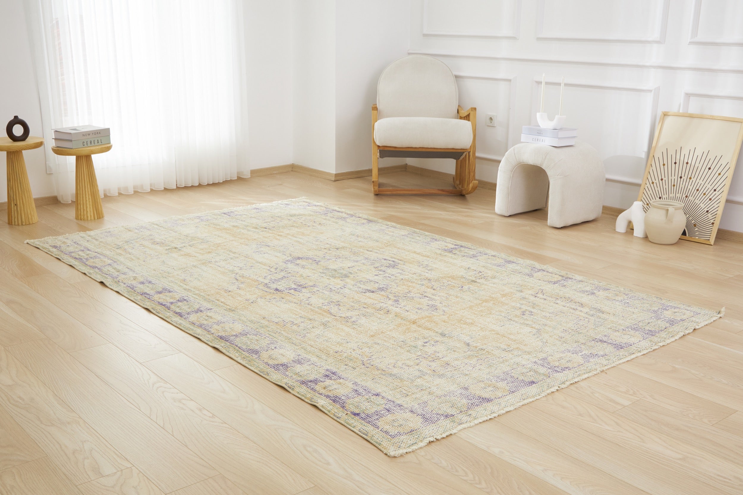 Millicent | Medallion Mastery | Vintage Area Rug | Kuden Rugs