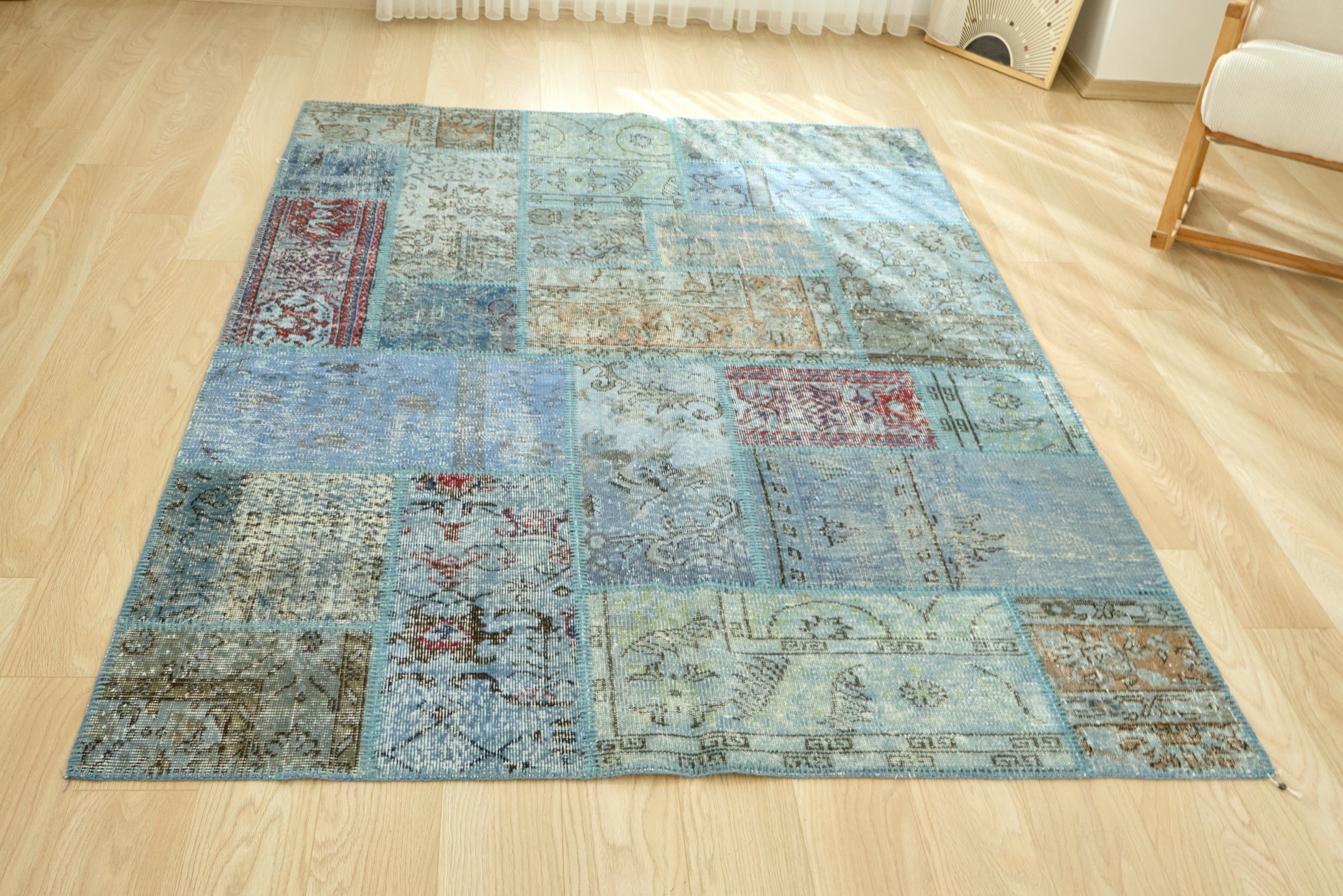 Nan - Vintage Patchwork Rug | Kuden Rugs