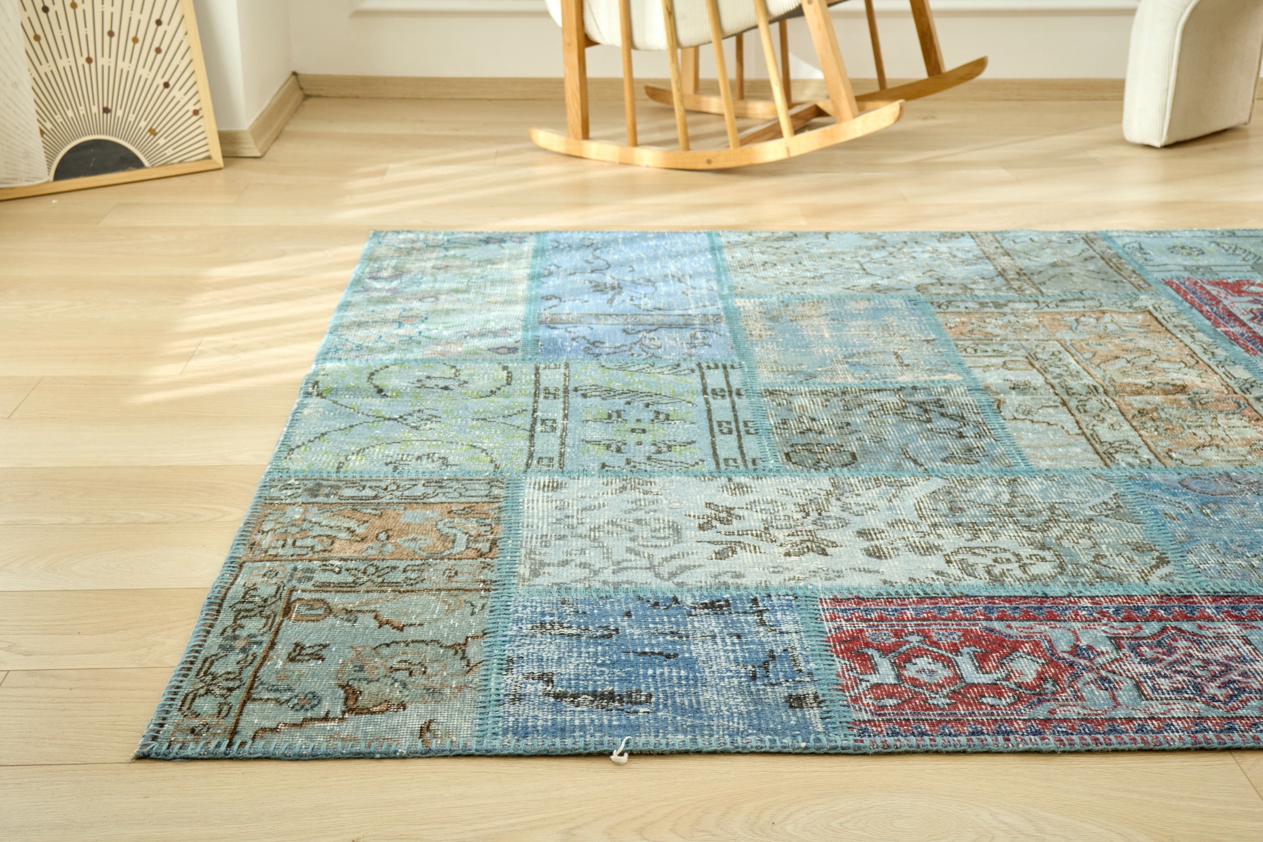 Handwoven tradition meets modern style. The Nan Rug. | Kuden Rugs