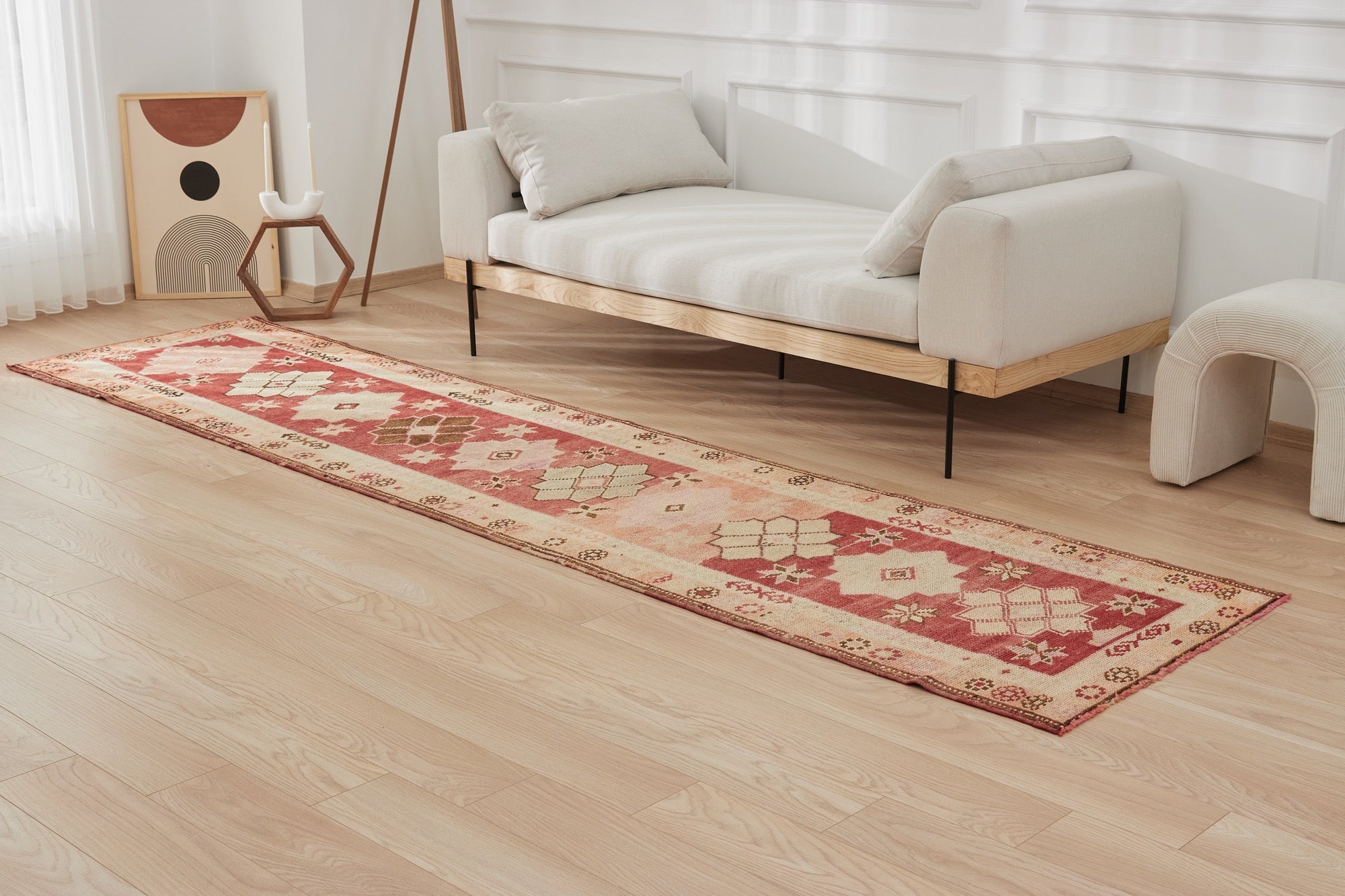 Neveah | Hand-Knotted Vintage Wool Rug | Kuden Rugs