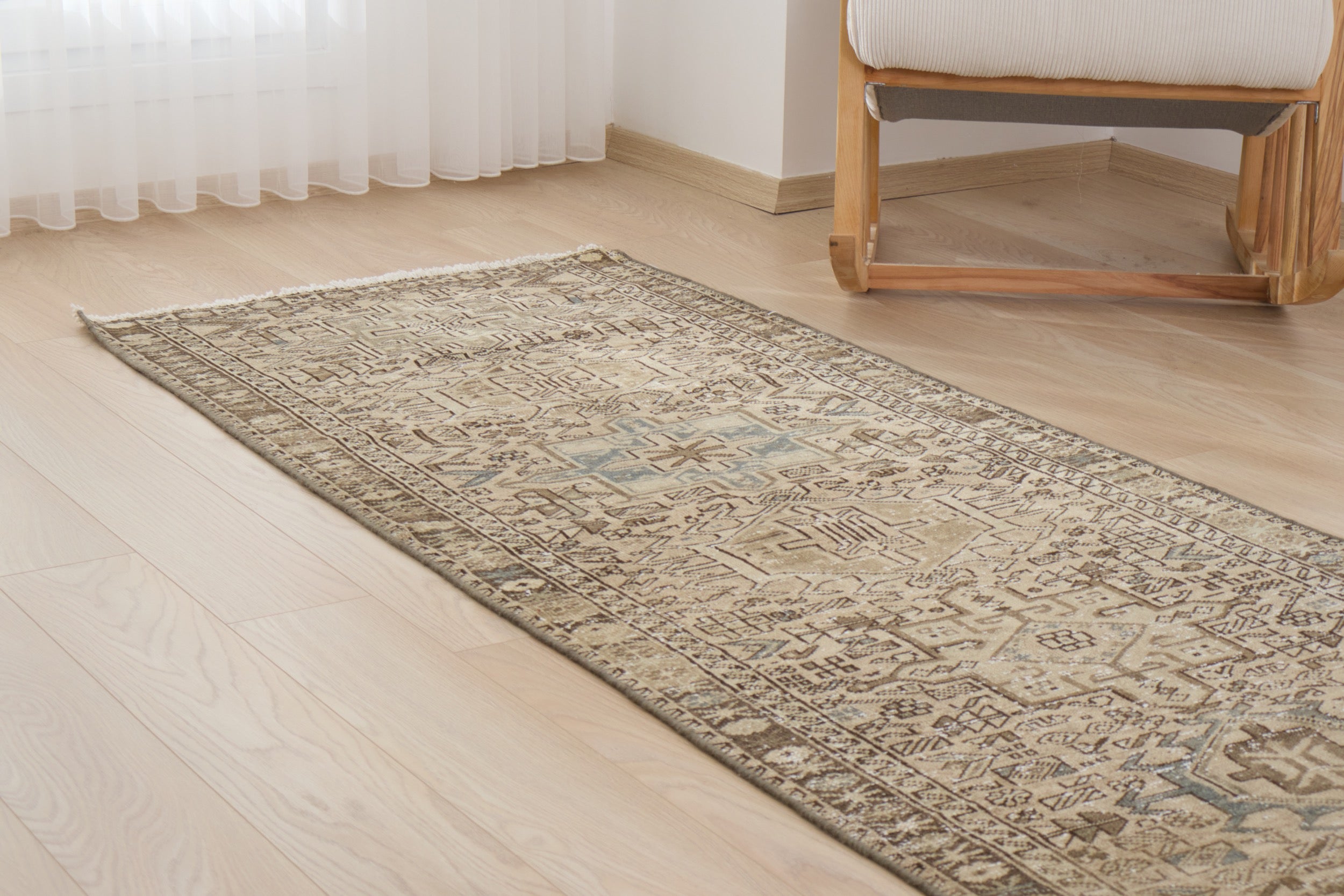 Nissim | Beige Beauty, Woven with Wisdom | Kuden Rugs