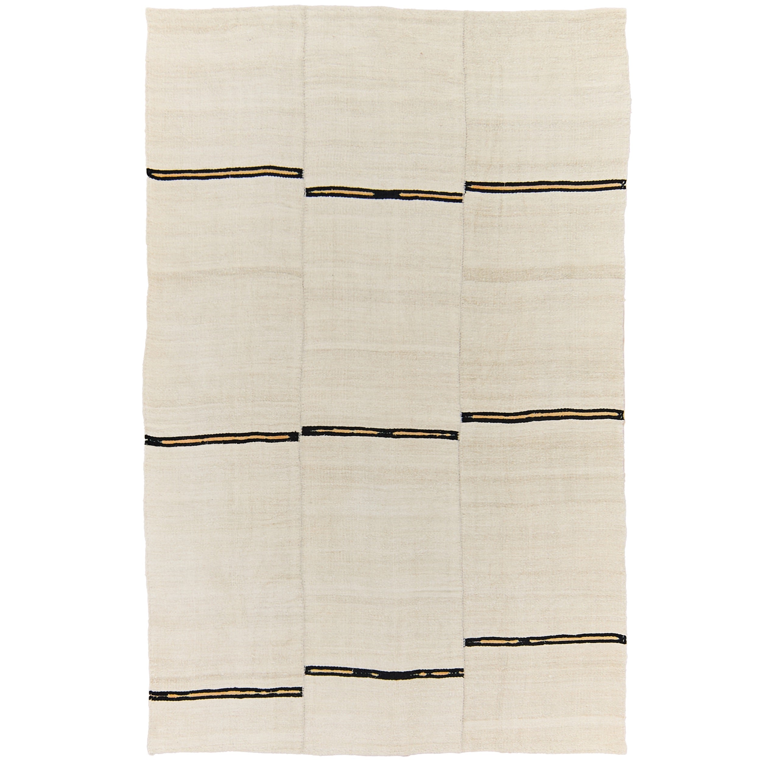 Discover the Serene Simplicity of Noire, a 1970s Turkish Carpet | Kuden Rugs