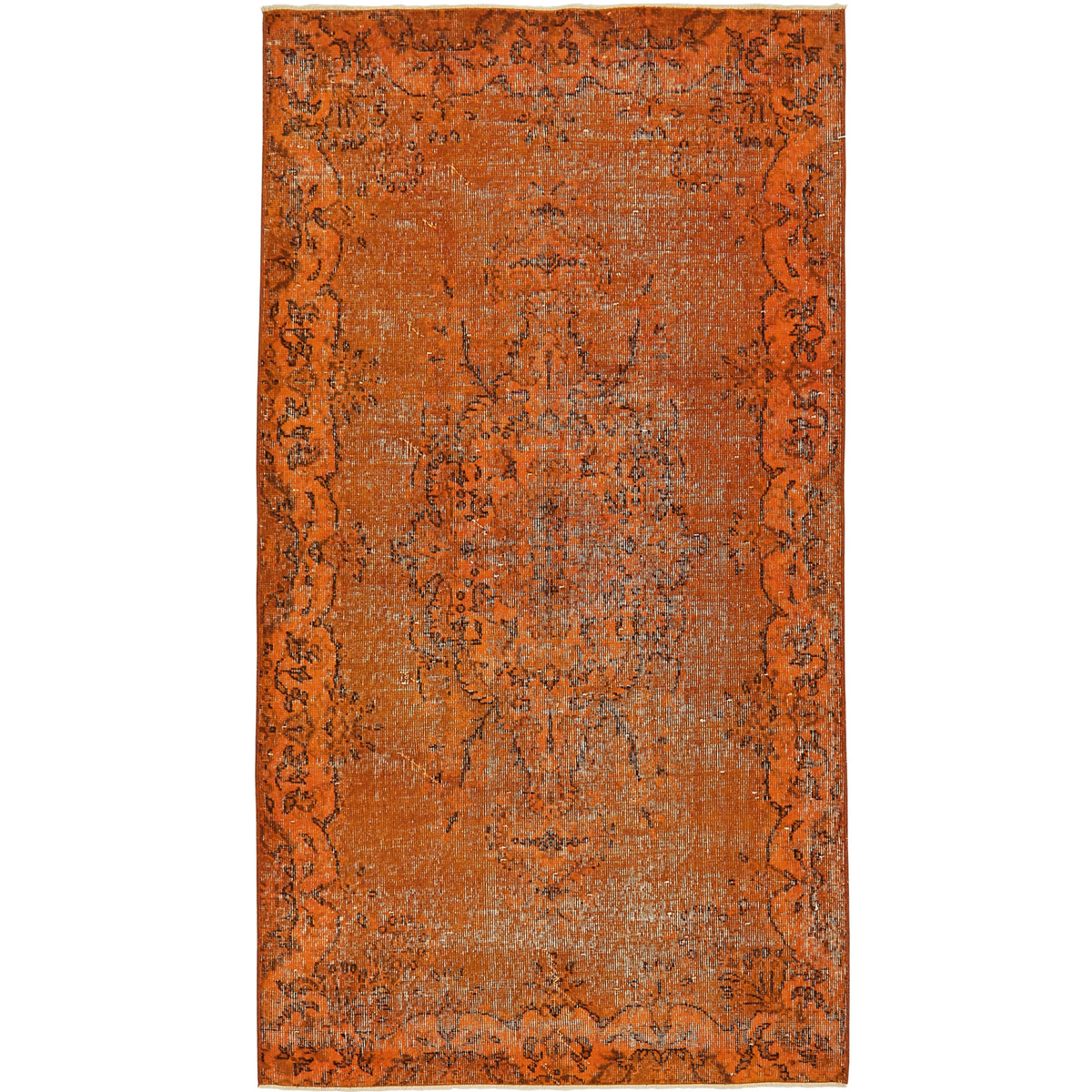 Opal | Vintage Turkish Delight | Handwoven Orange Rug | Kuden Rugs