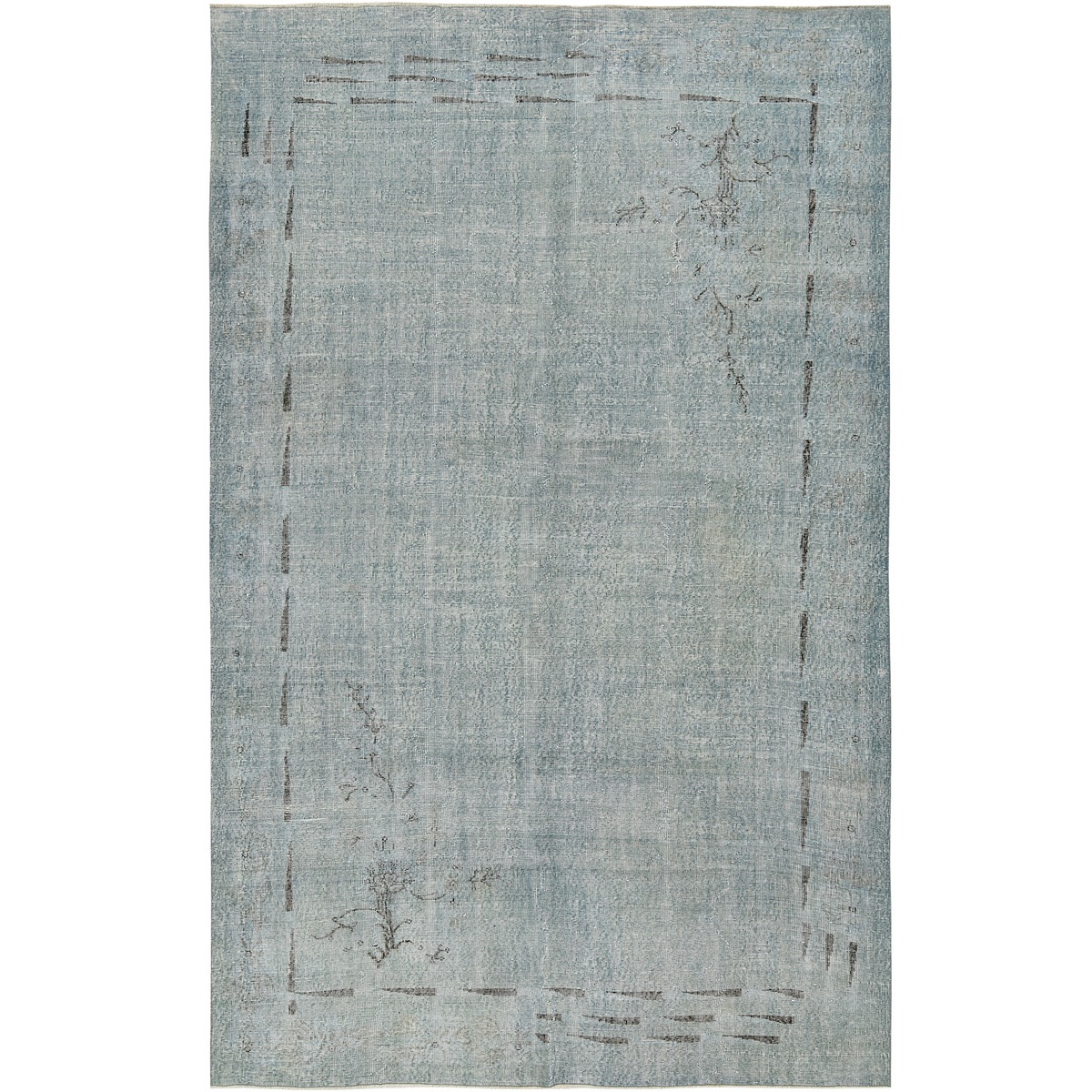 Pinquana | Serene Blue Vintage Carpet | Kuden Rugs