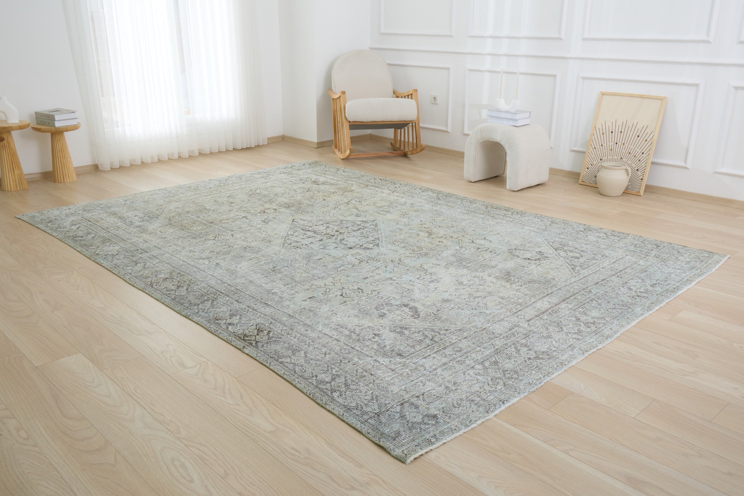 Turkish Overdyed Rug - Pritha: A Distinctive Blend of Vintage and Modern | Kuden Rugs