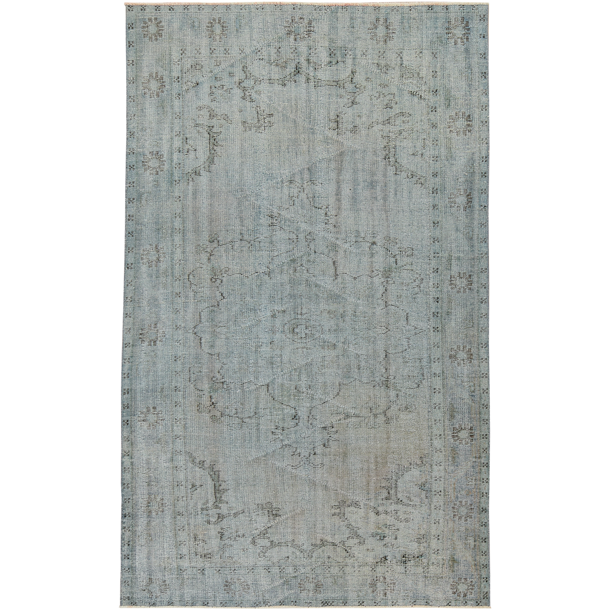 Rainbeau | Serene Blue Overdyed Rug | Kuden Rugs