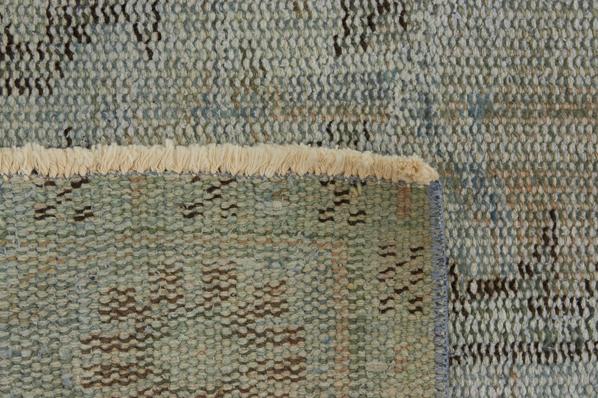 Rainbeau | Modern Vintage Wool-Cotton Blend | Kuden Rugs