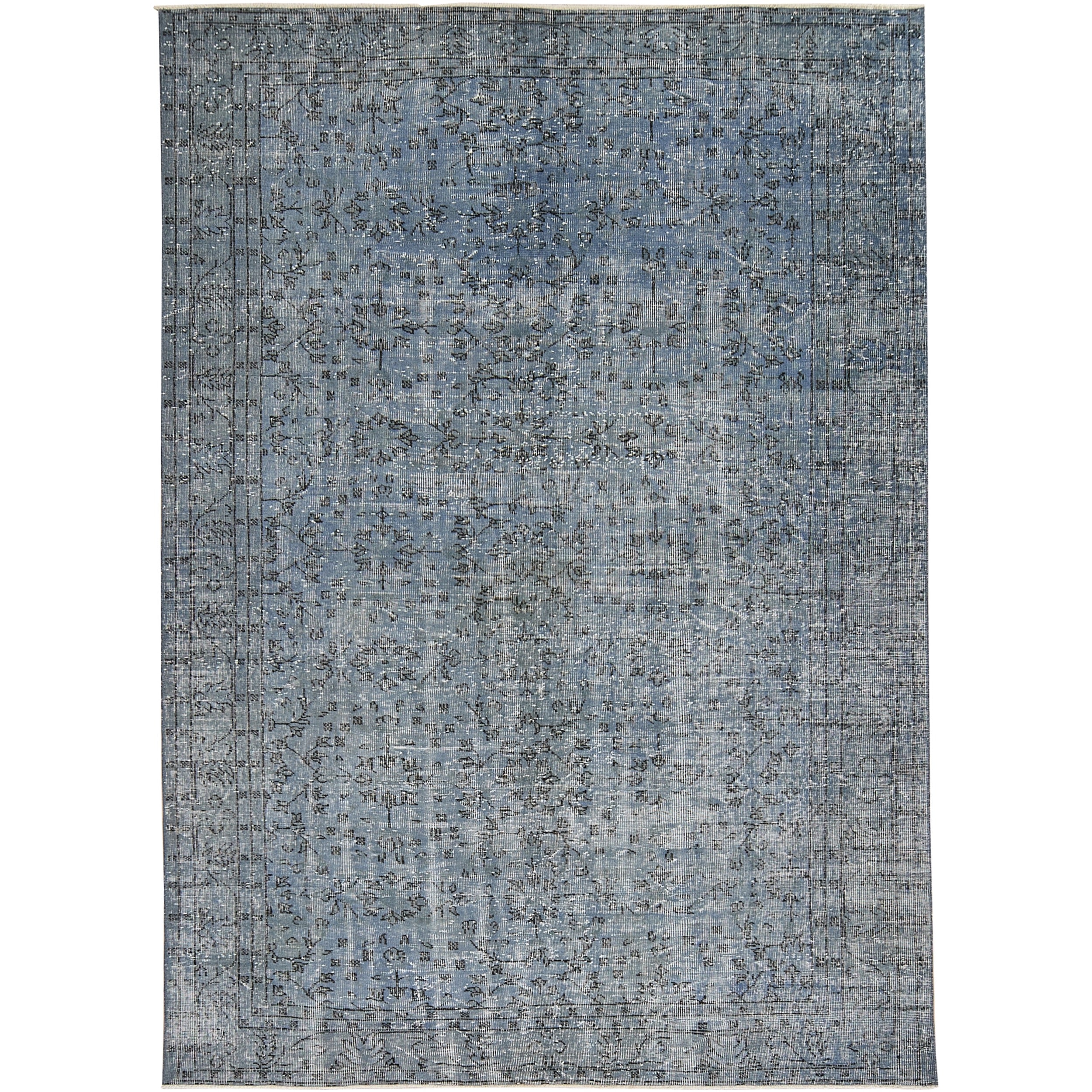 Rowan | Serene Blue Hand-Knotted Elegance | Kuden Rugs
