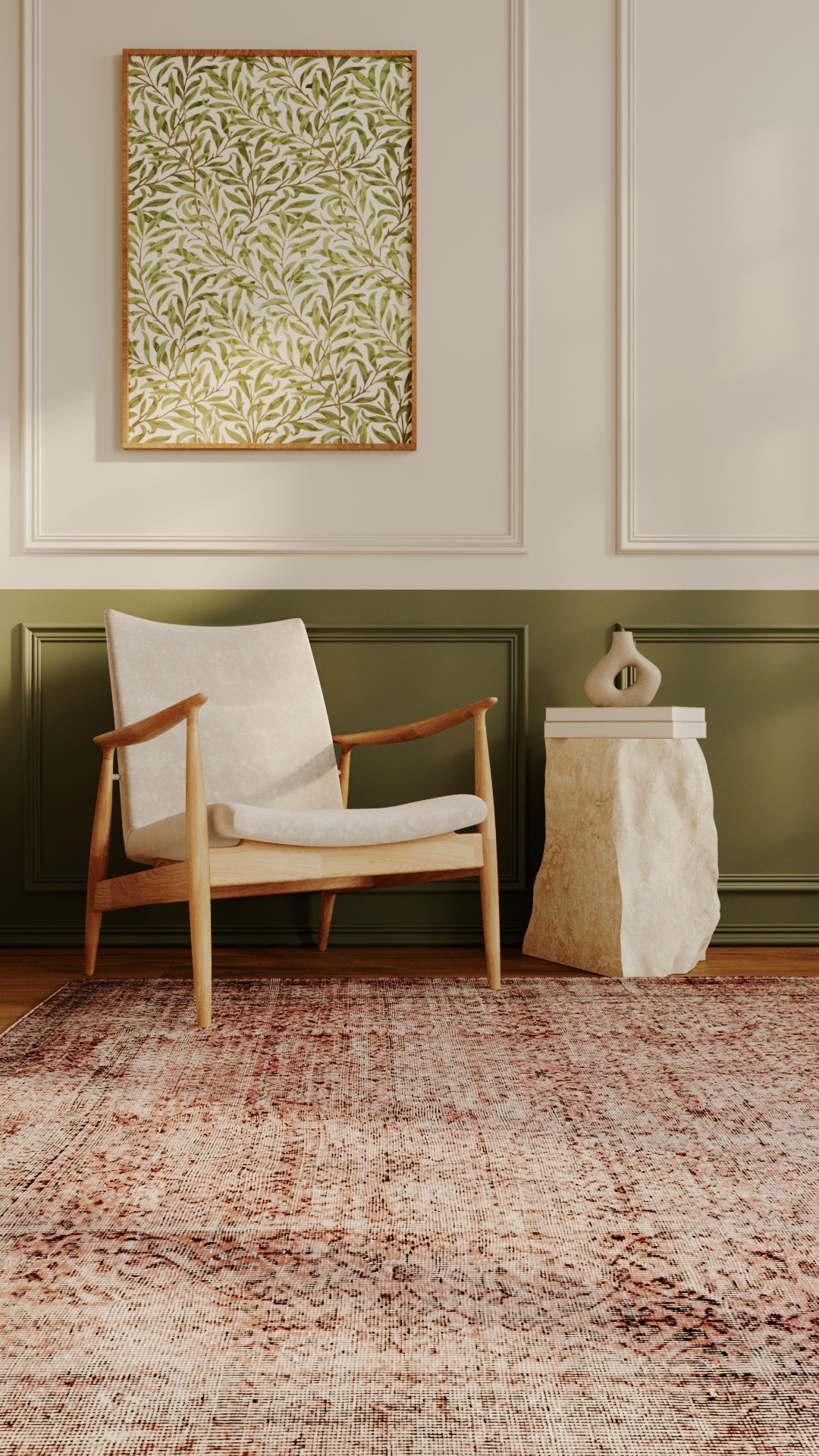 Unique Handcrafted Carpet with Abstract Designs - Kuden Rugs