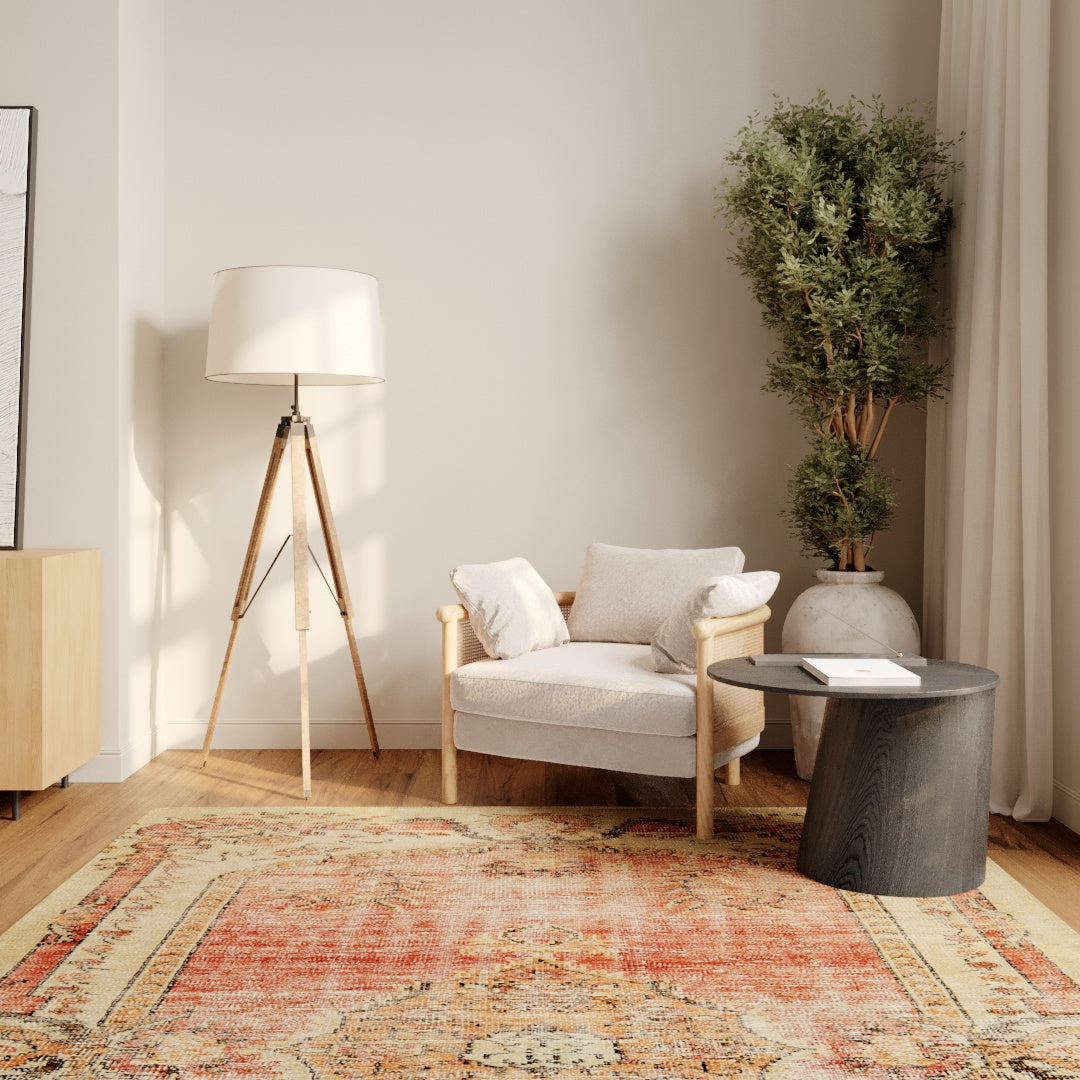 Luxurious Handmade Carpet in Deep, Rich Hues - Kuden Rugs