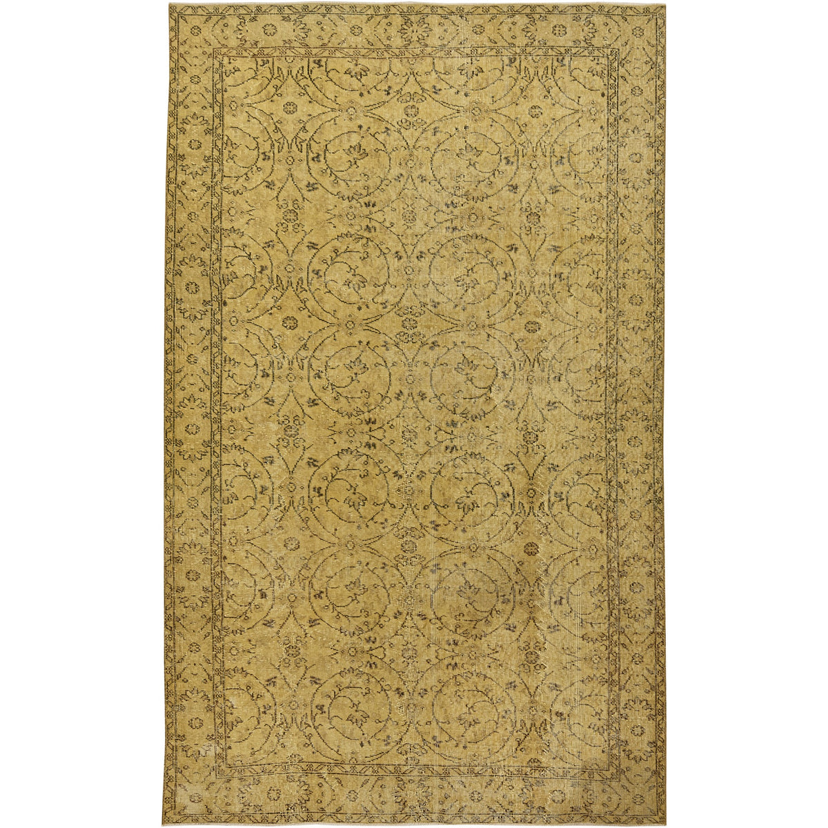 Sairne | Allover Vintage | Hand-Knotted Turkish Area Rug | Kuden Rugs