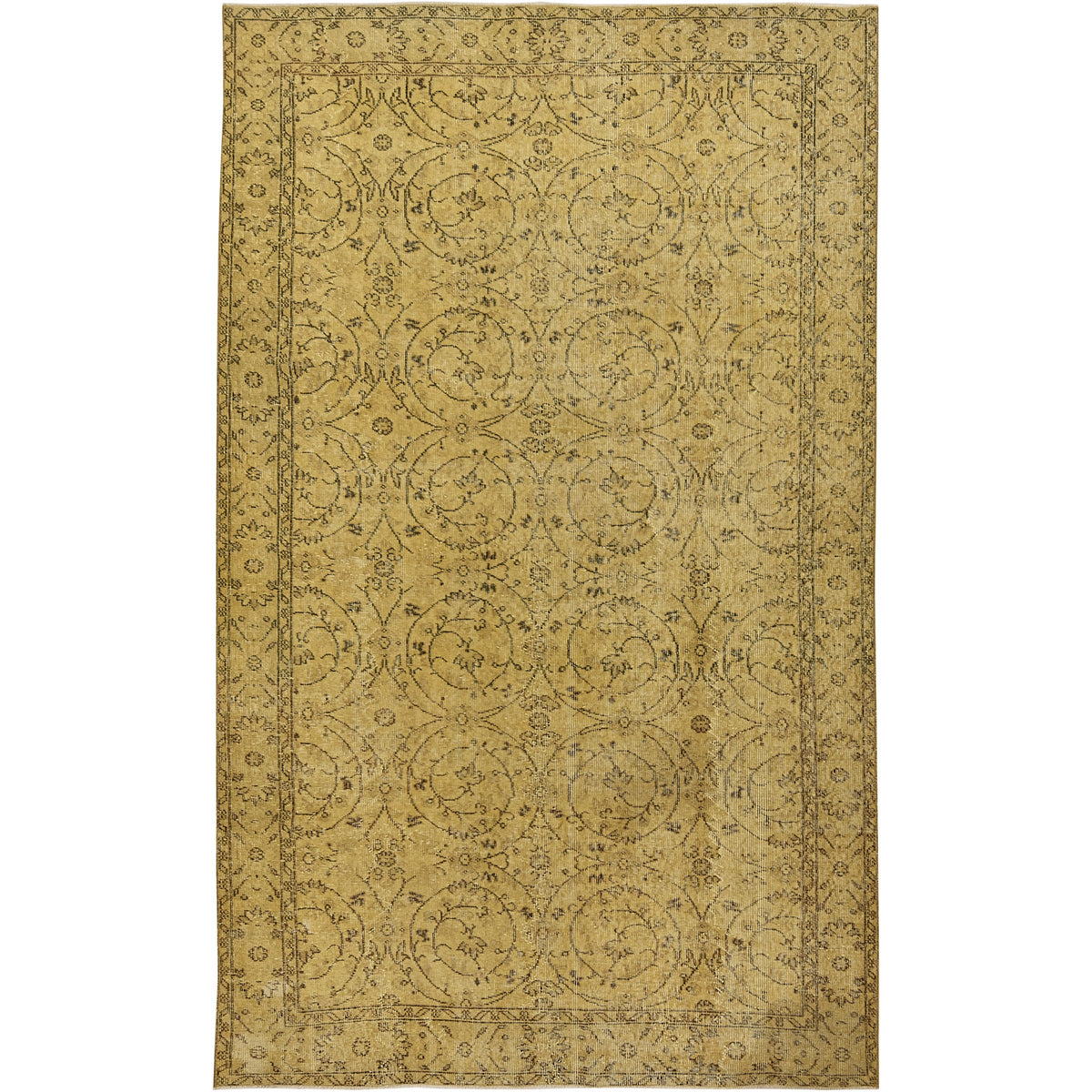 Sairne | Allover Vintage | Hand-Knotted Turkish Area Rug | Kuden Rugs