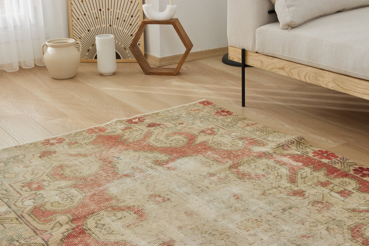 Turkish Anatolian Rug | Saniyah's Geometric Elegance | Kuden Rugs