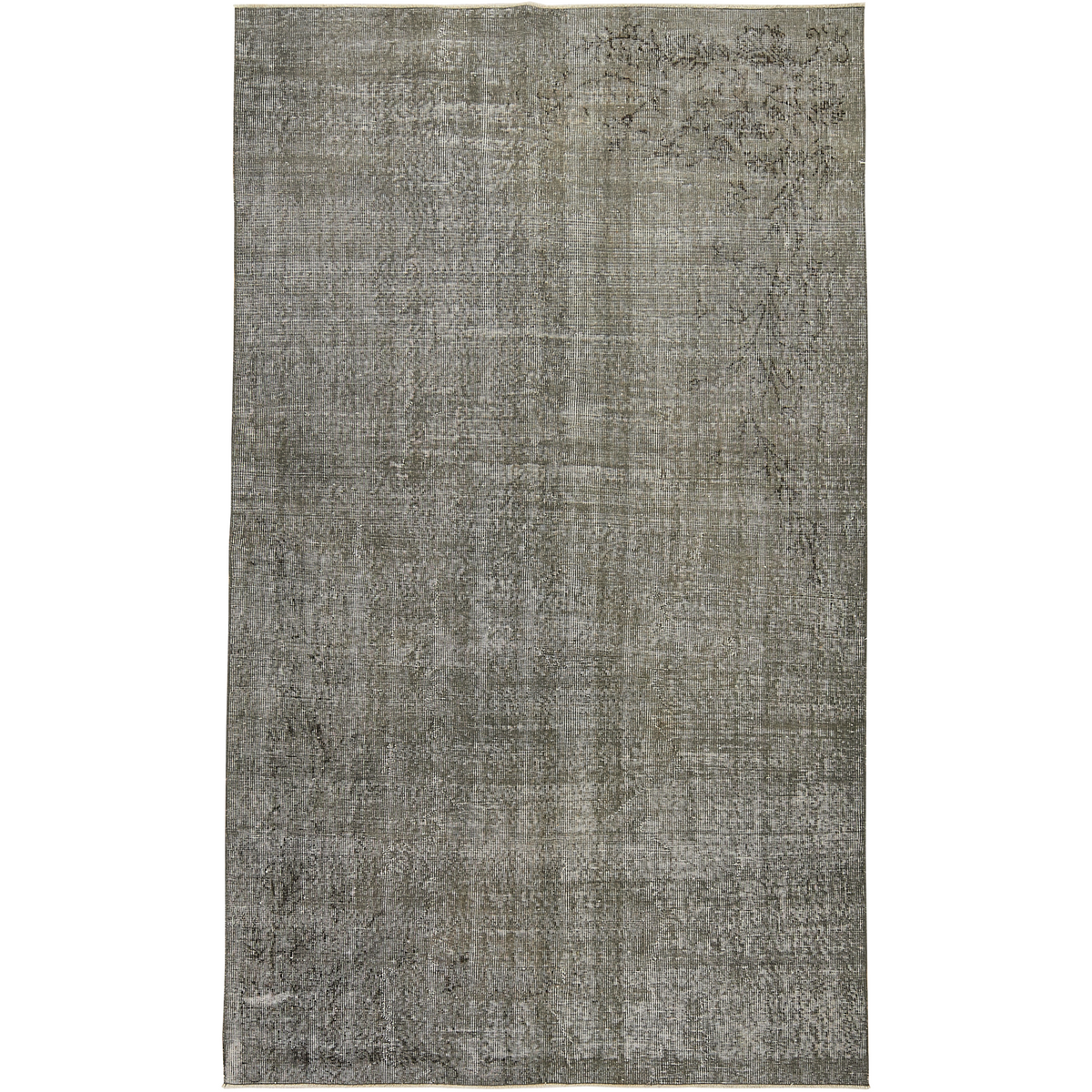 Shailaja | Elegant Gray Vintage Carpet | Kuden Rugs