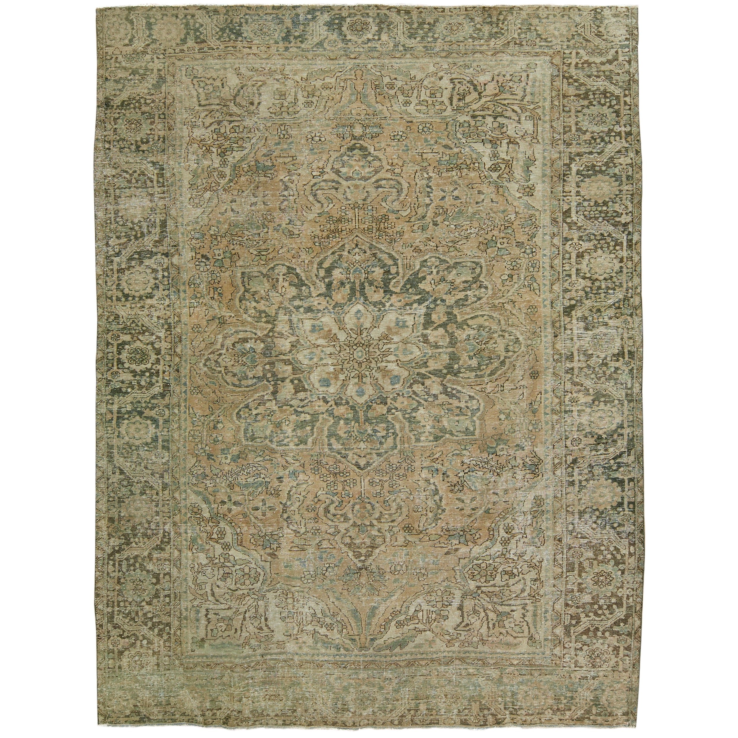 Shian - Orange Opulence in Persian Weaving | Kuden Rugs
