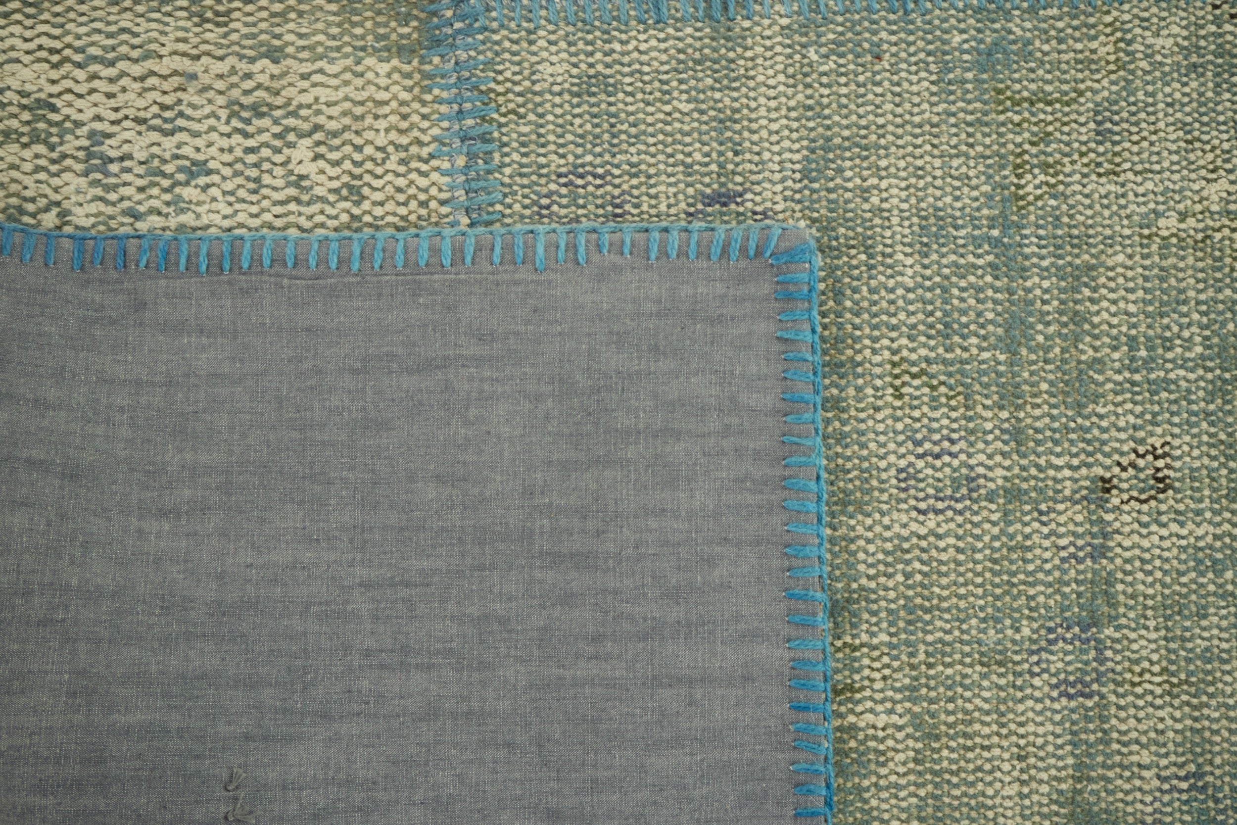 Simone - Vintage Patchwork Rug | Kuden Rugs