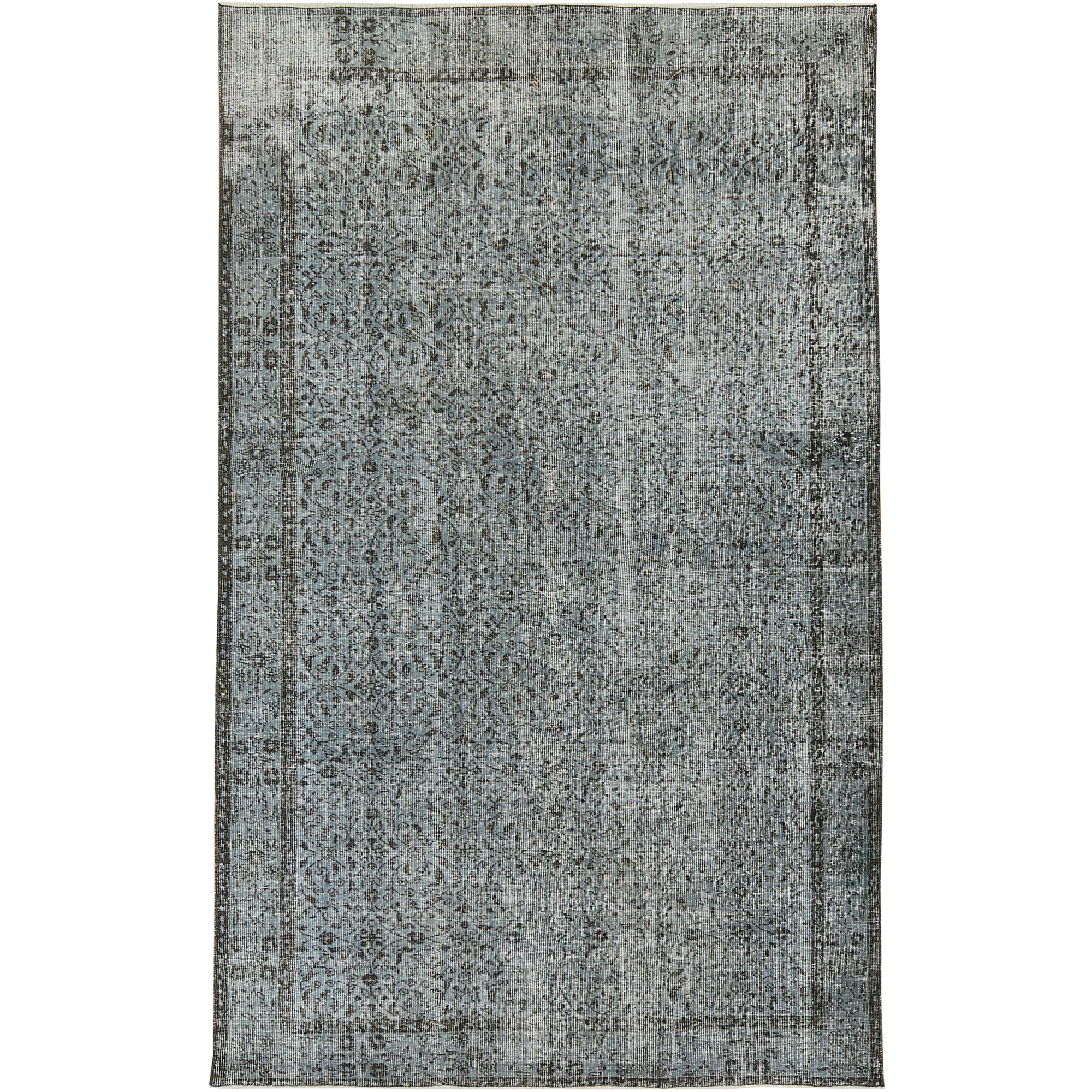 Tahlia | Serene Blue Overdyed Area Rug | Kuden Rugs