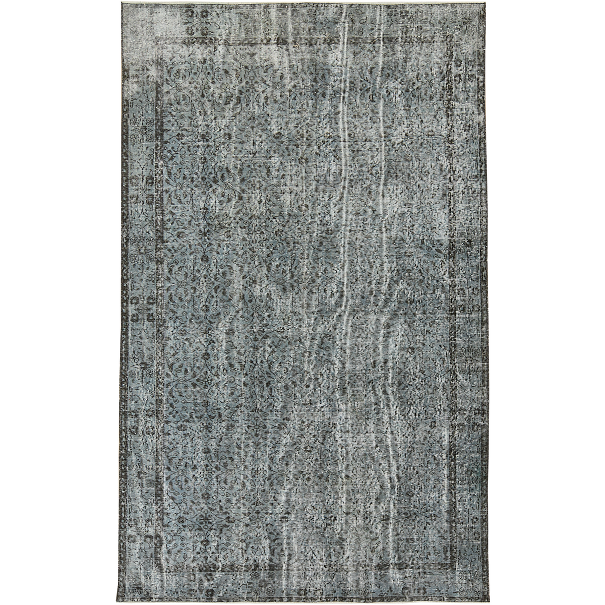 Tahlia | Serene Blue Overdyed Area Rug | Kuden Rugs