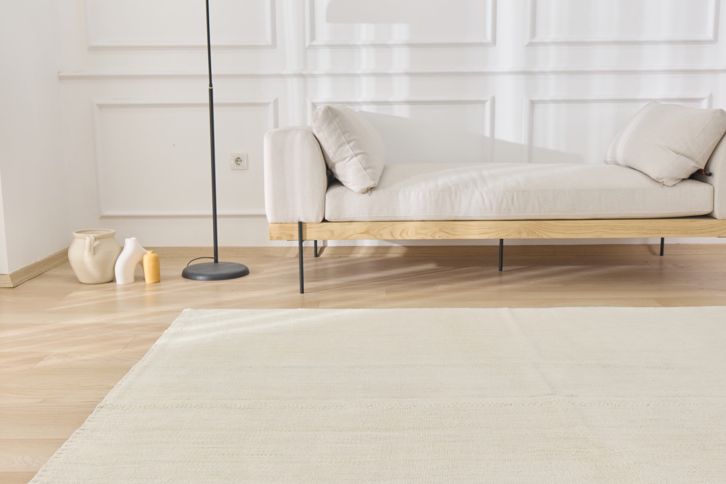 Indulge in the Understated Elegance of Tavia, a Low-Pile Turkish Rug | Kuden Rugs