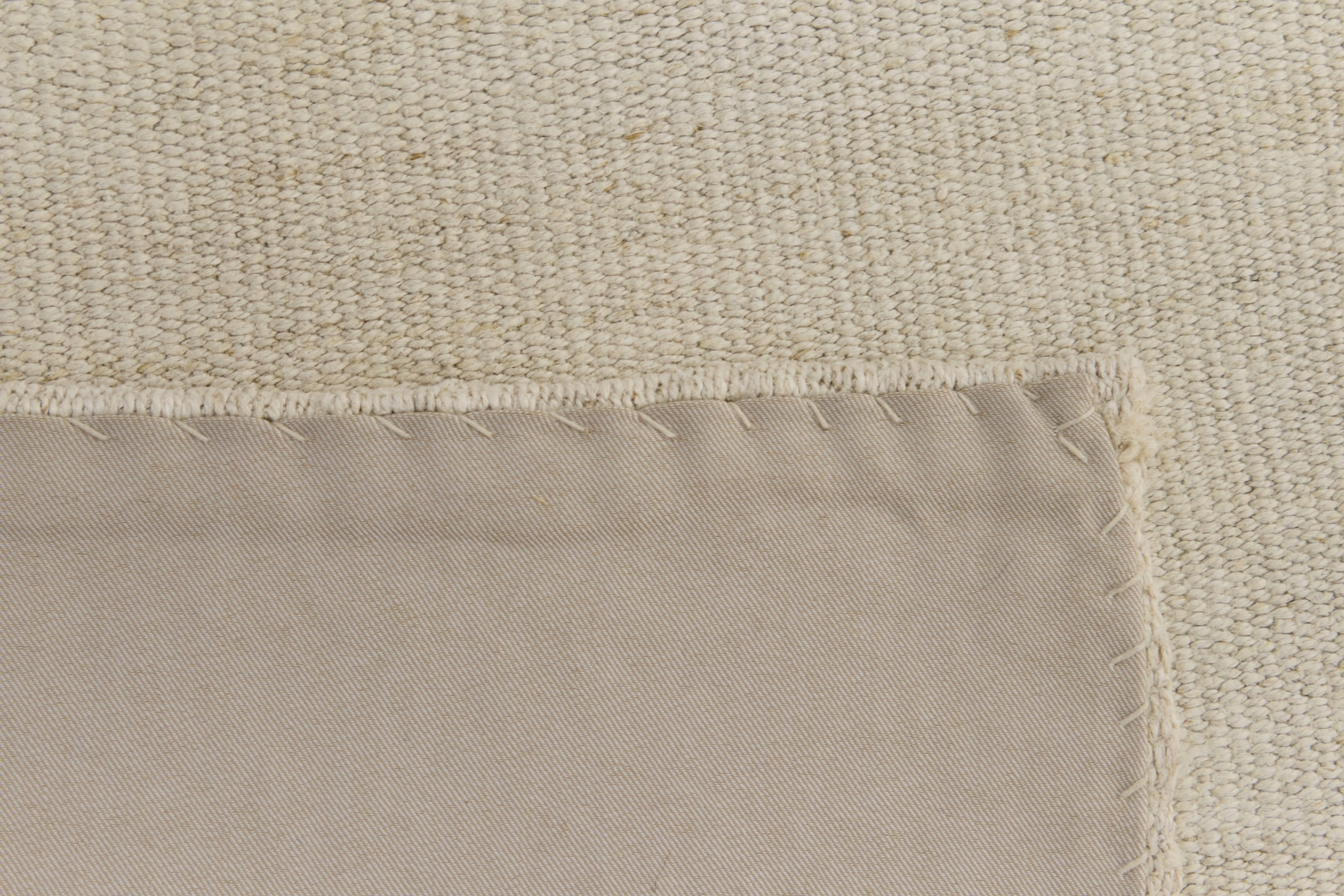 Embrace the Soothing Charm of Tavia, a Vintage Turkish Hemp Kilim | Kuden Rugs