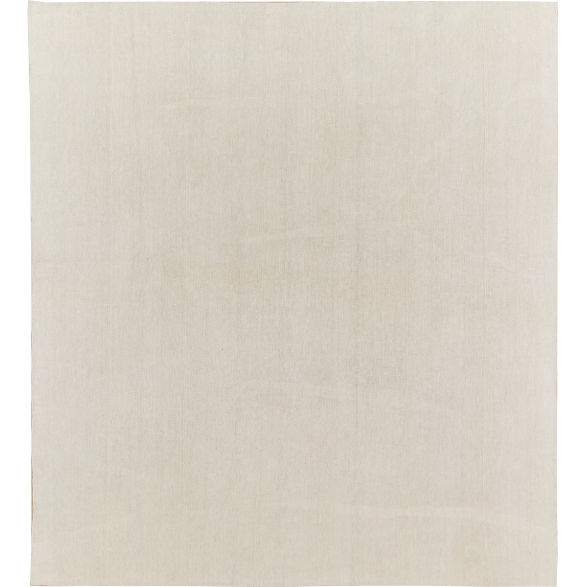 Teagen: A Pristine White Vintage Turkish Hemp Kilim Rug | Kuden Rugs