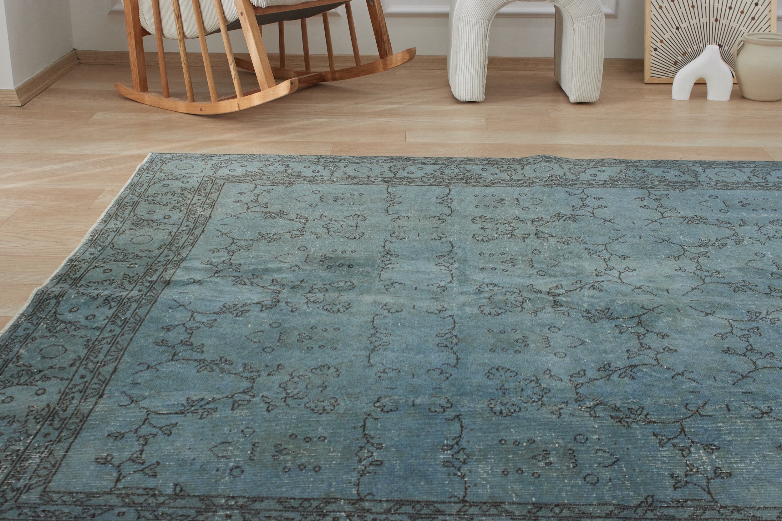 Teresa | Wool and Cotton Artisan Crafted Rug | Kuden Rugs