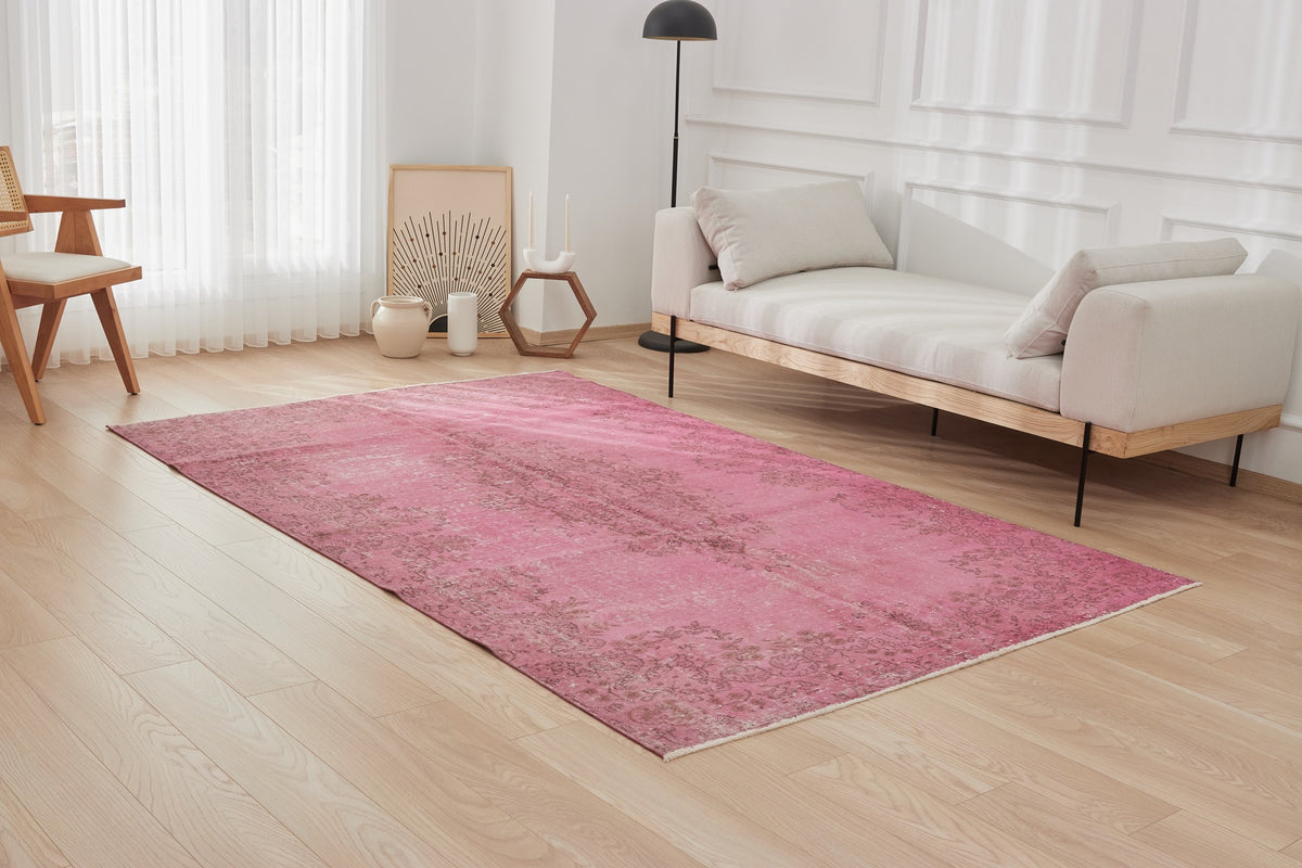 Turkish Overdyed Rug | Valonia's Medallion Charm | Kuden Rugs