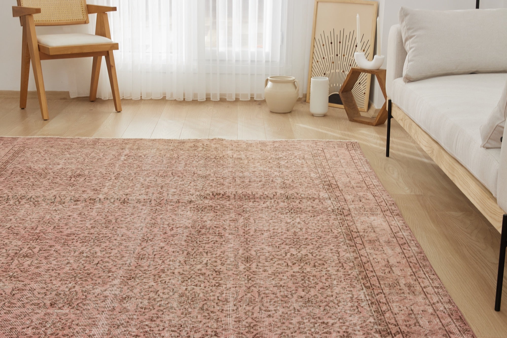 Veronique | Unique Wool and Cotton Vintage Charm | Kuden Rugs