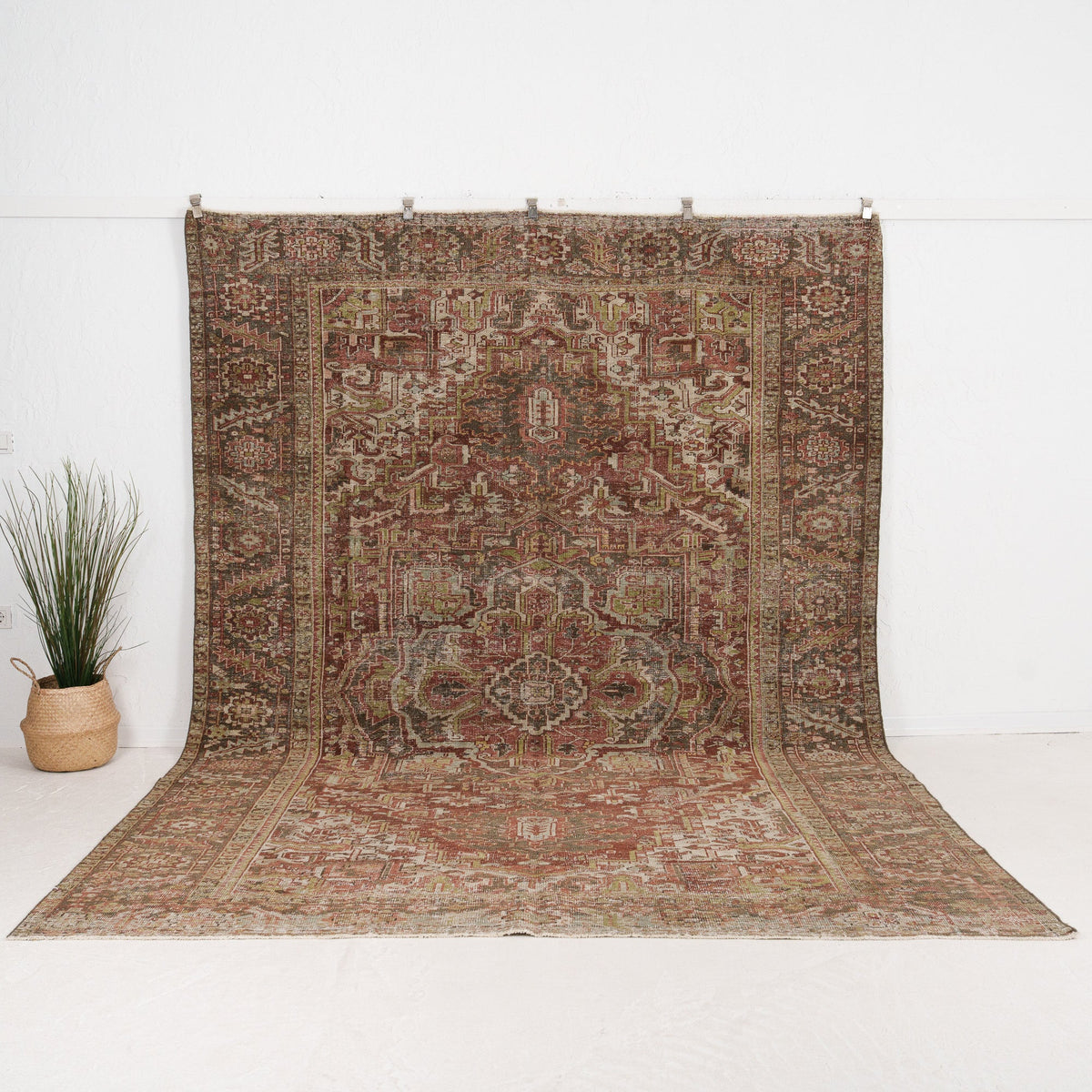 Large Red Antique Rug