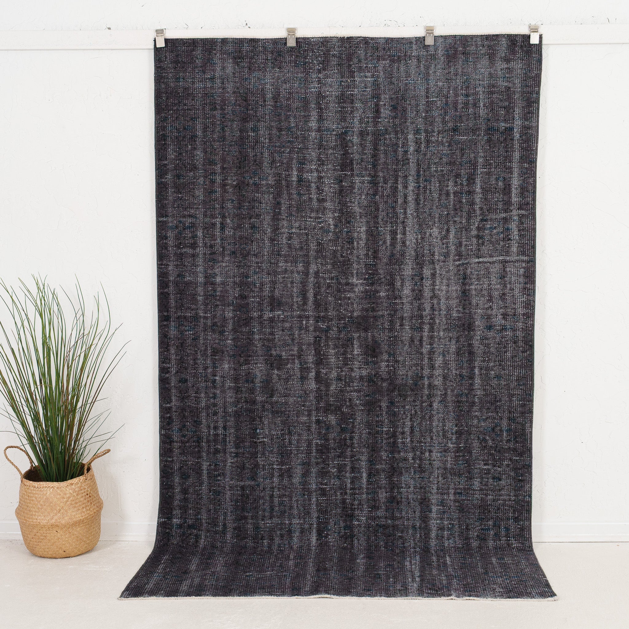5' x 8' - Vintage Turkish Area Rug, Gray - Alatara | Kuden Rugs