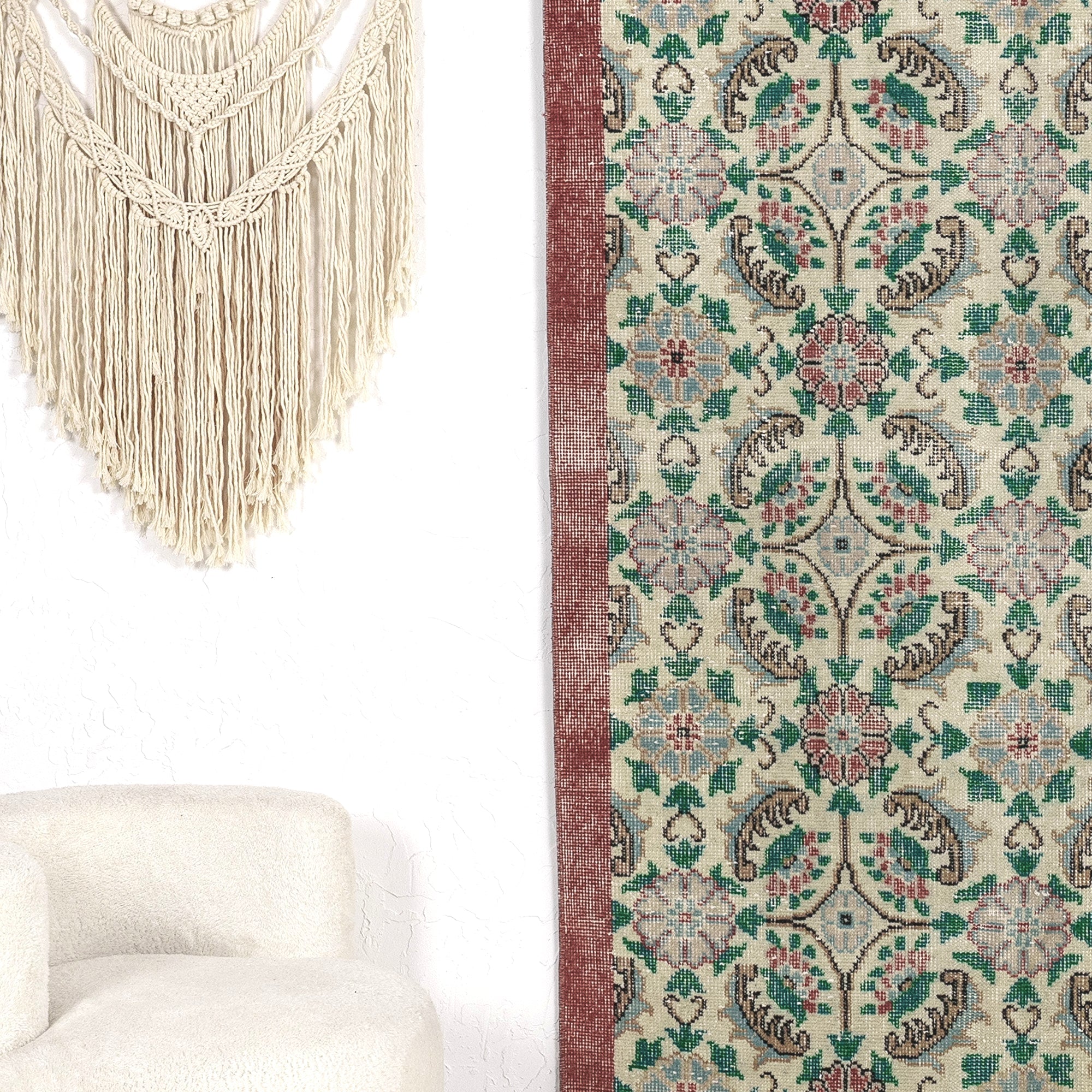 Carmine - Dining Room Rug, Antique Oriental Masterpiece