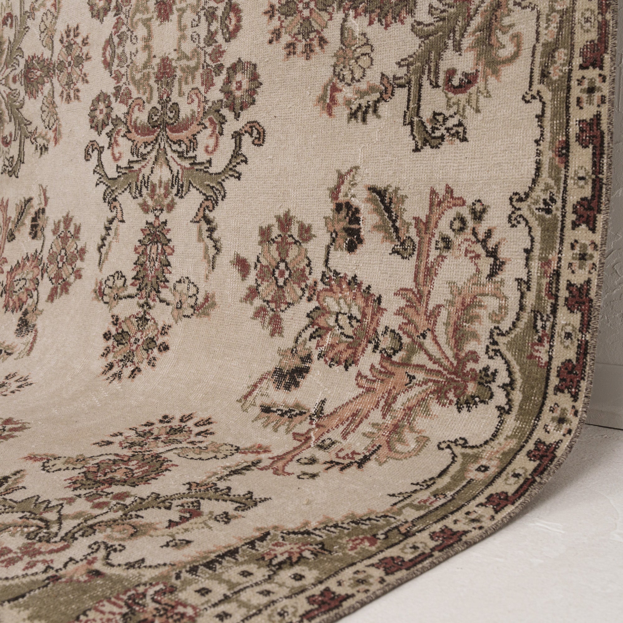 Medium Green Antique Rug