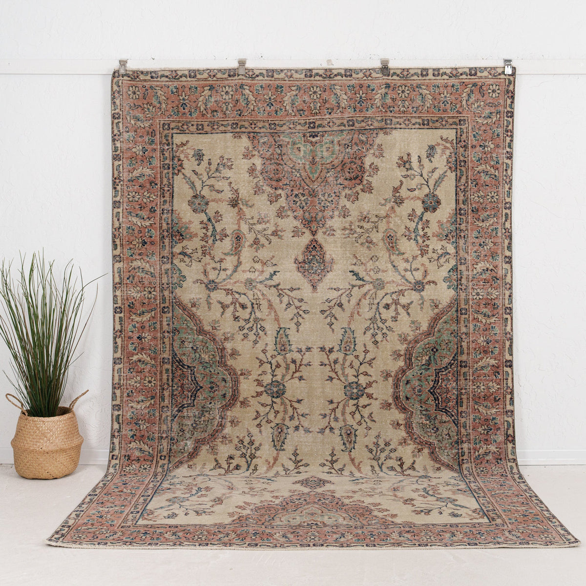 Large Red Antique Rug