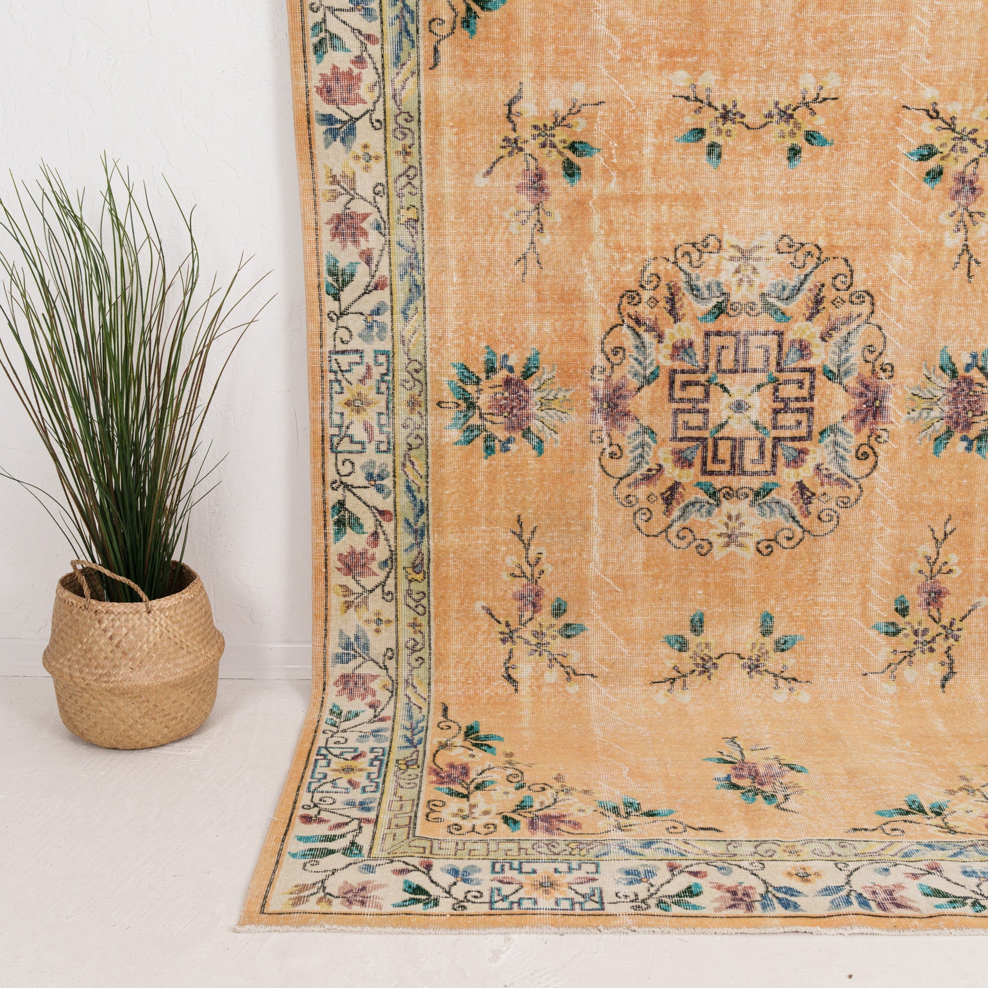 Medium Blue Antique Rug