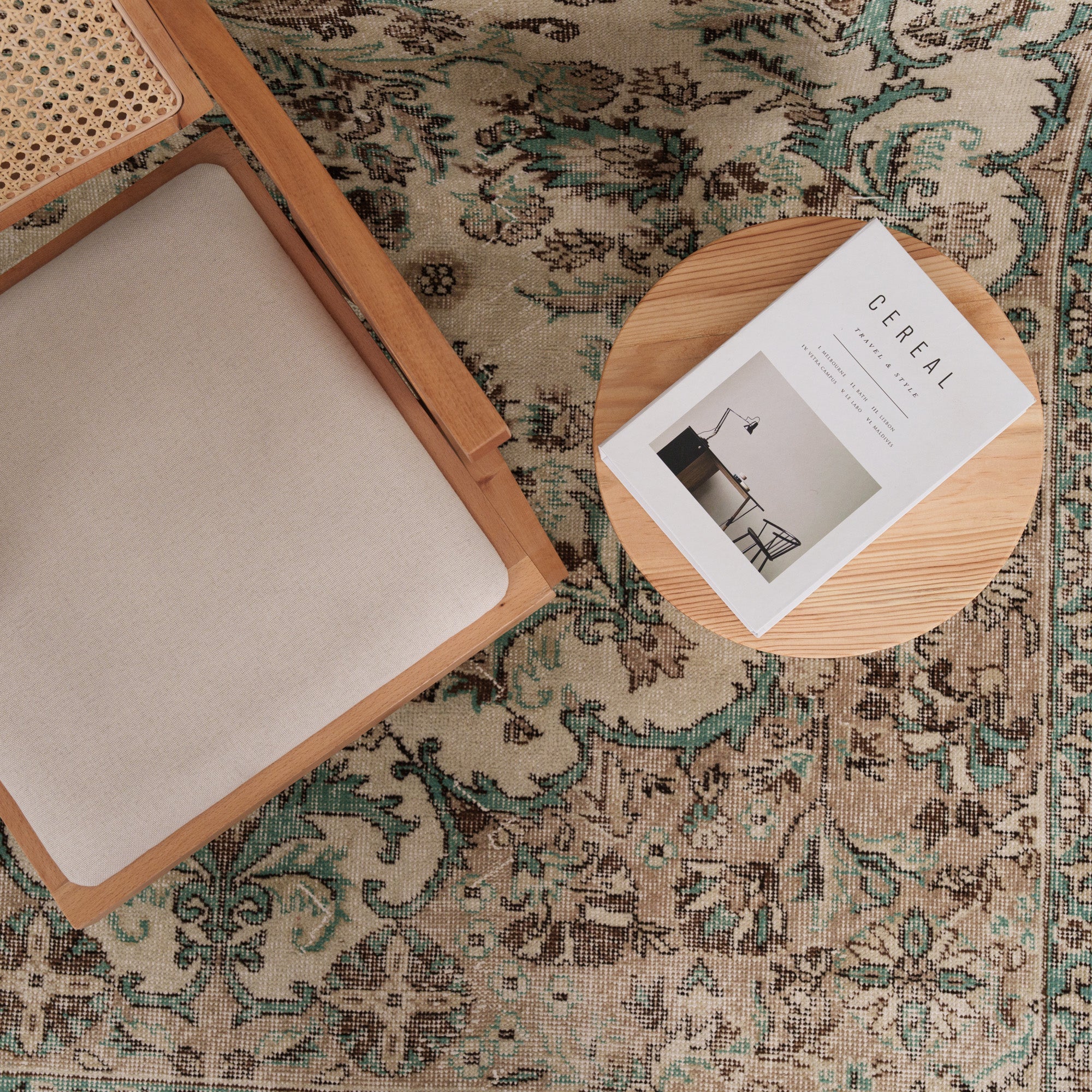 6x10 Beige Turkish Rug