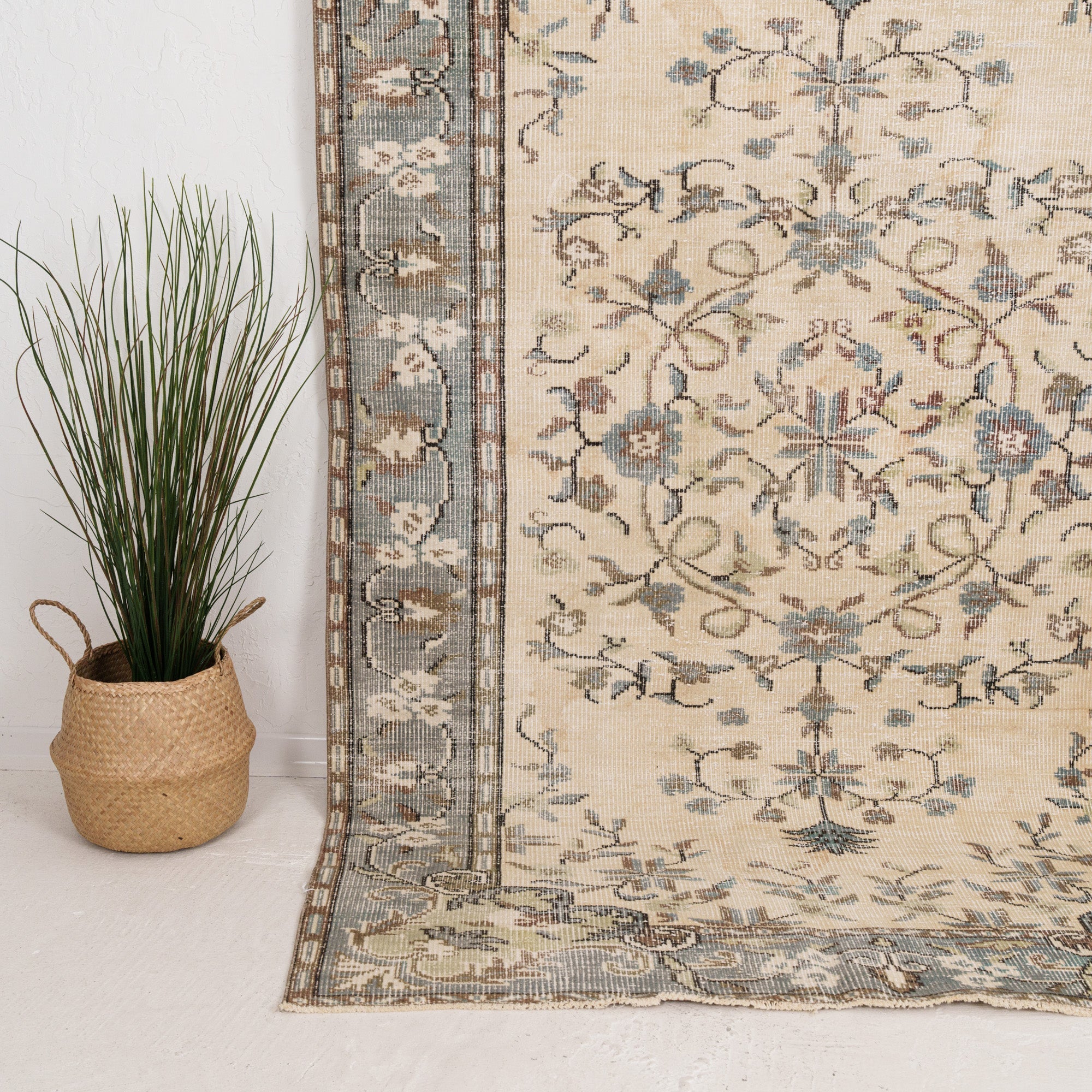 Medium Green Antique Rug