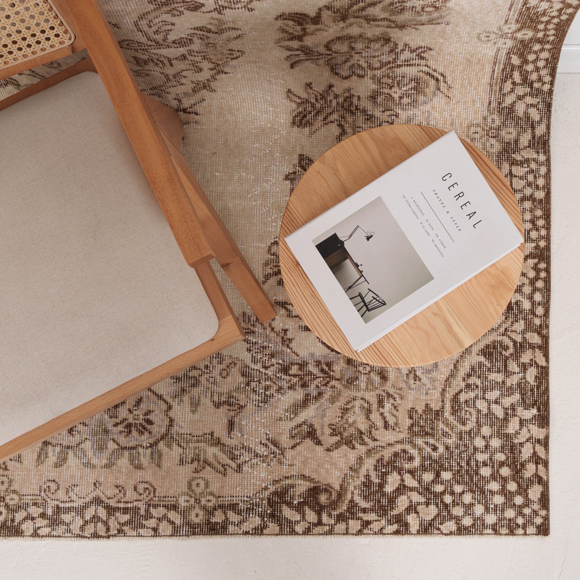 5x9 Beige Turkish Rug