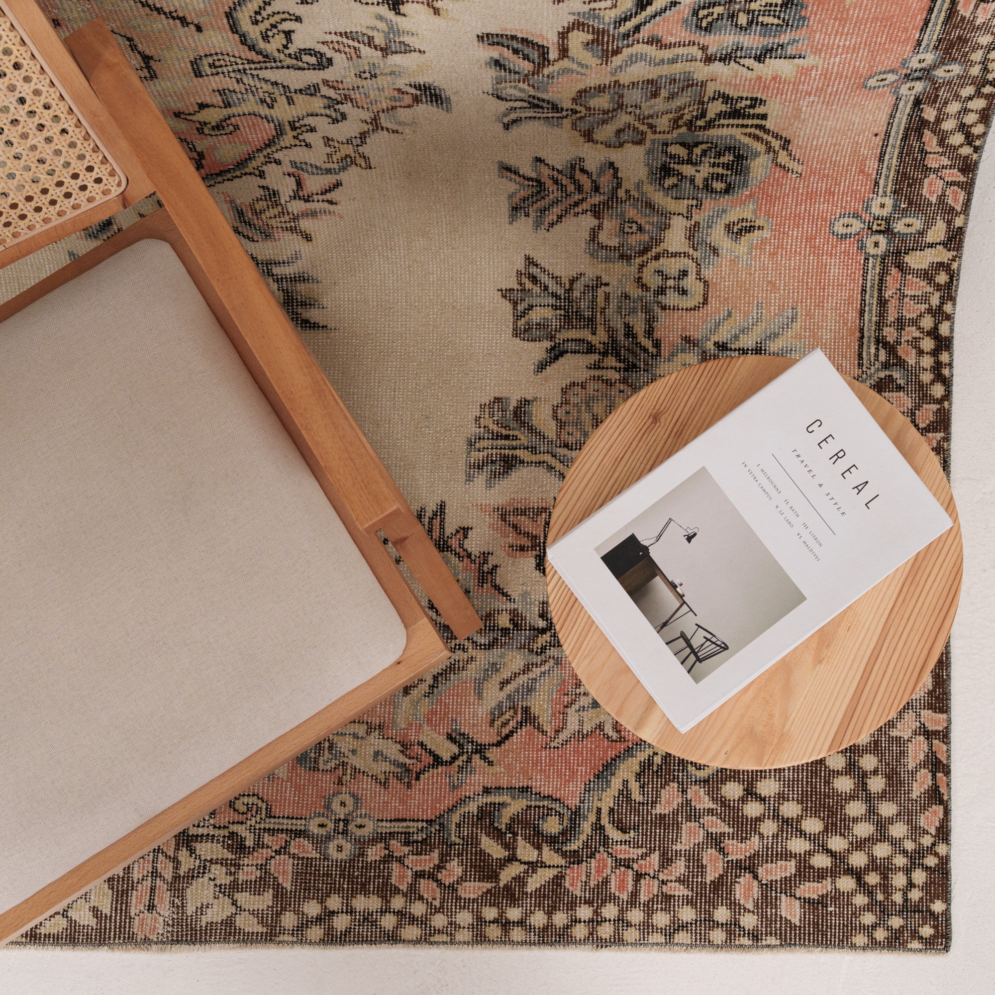 6x9 Beige Turkish Rug