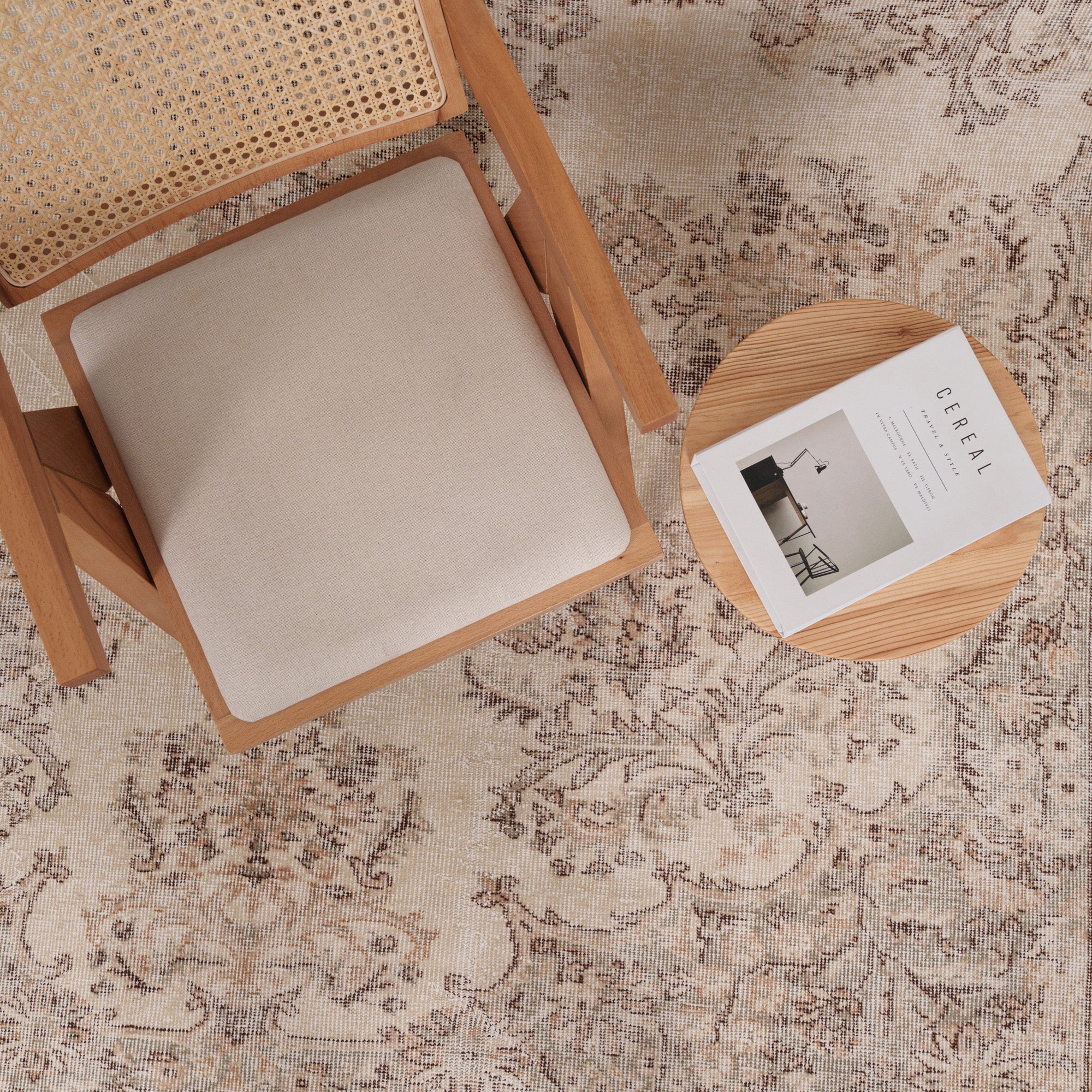 7x11 Beige Turkish Rug