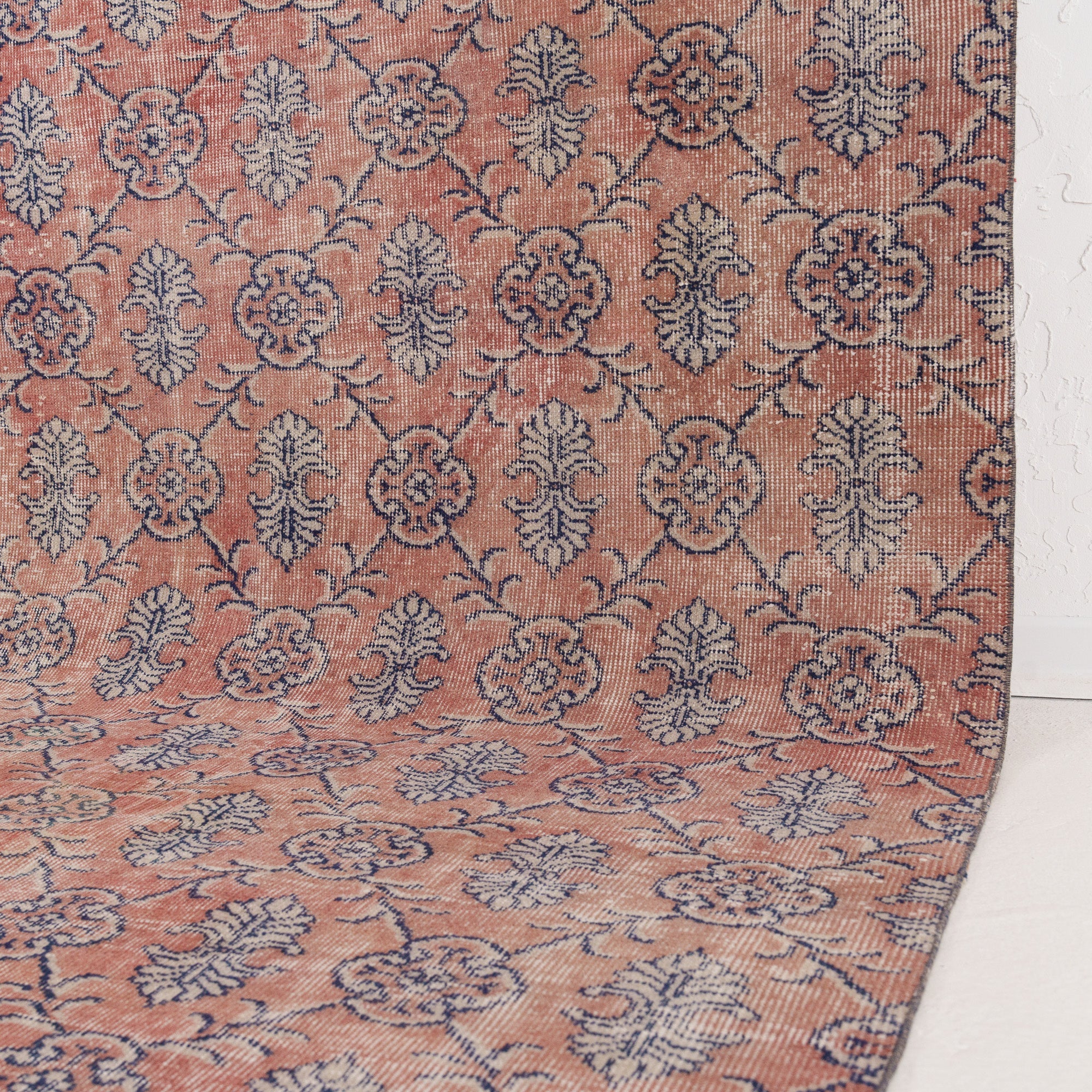Geometric 7x11 Red Rug