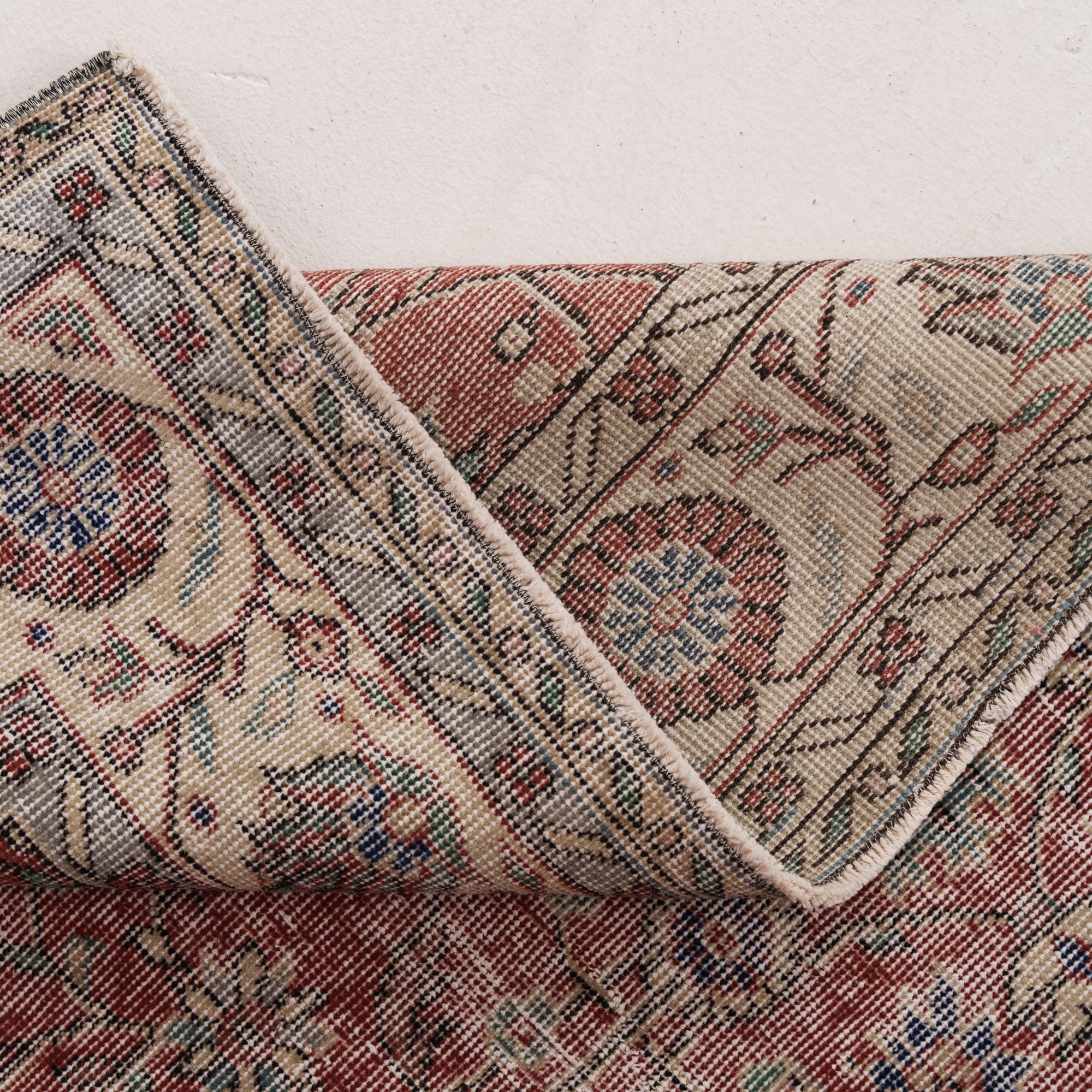 Geometric 7x11 Red Rug