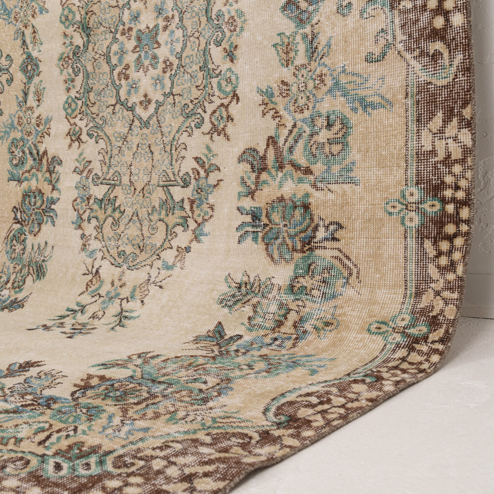 Medium Green Antique Rug