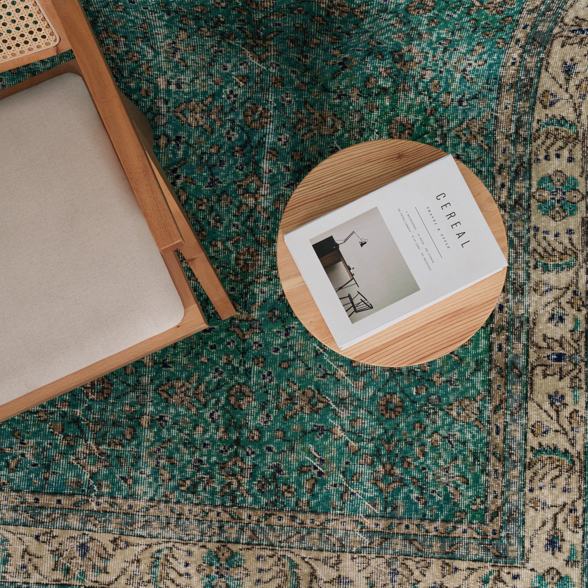 7x10 Blue Turkish Rug
